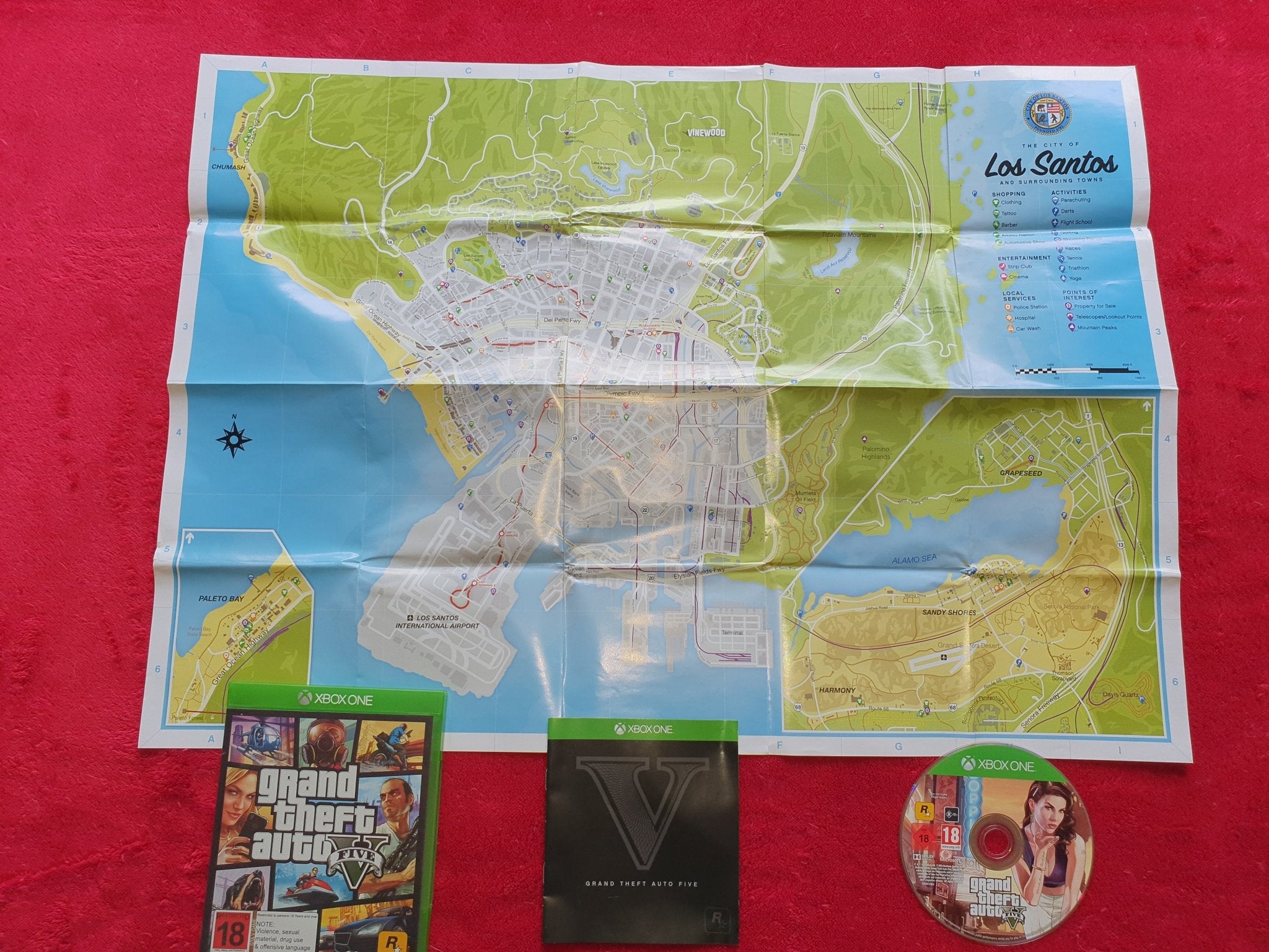 Grand Theft Auto 5 - 9/10! COMPLETE Xbox One Game - Xbox One - Xbox One, Games - Level Up Gaming NZ
