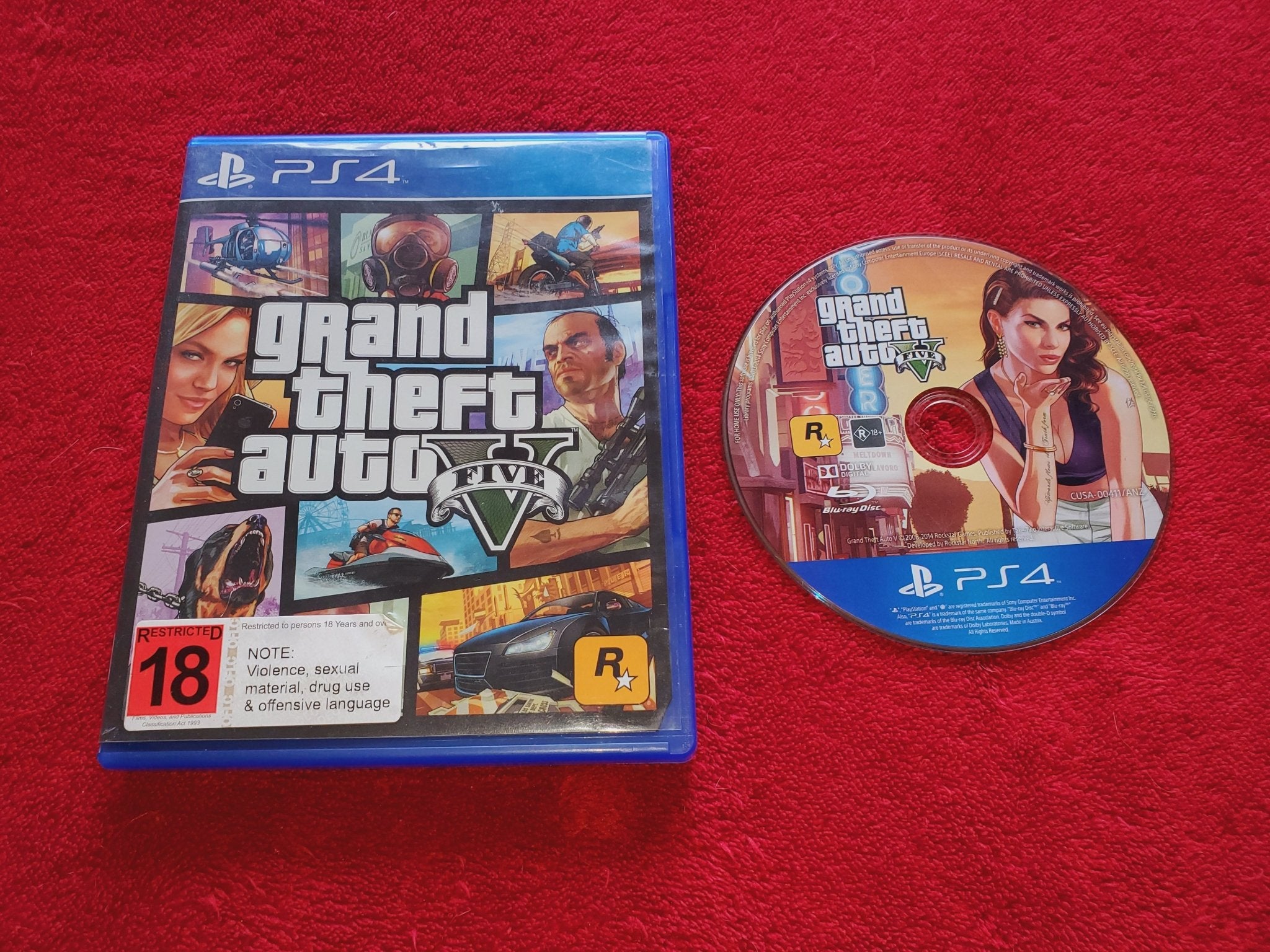 Grand Theft Auto 5 - 9/10! PS4 Game - PS4 - PlayStation 4, Games - Level Up Gaming NZ