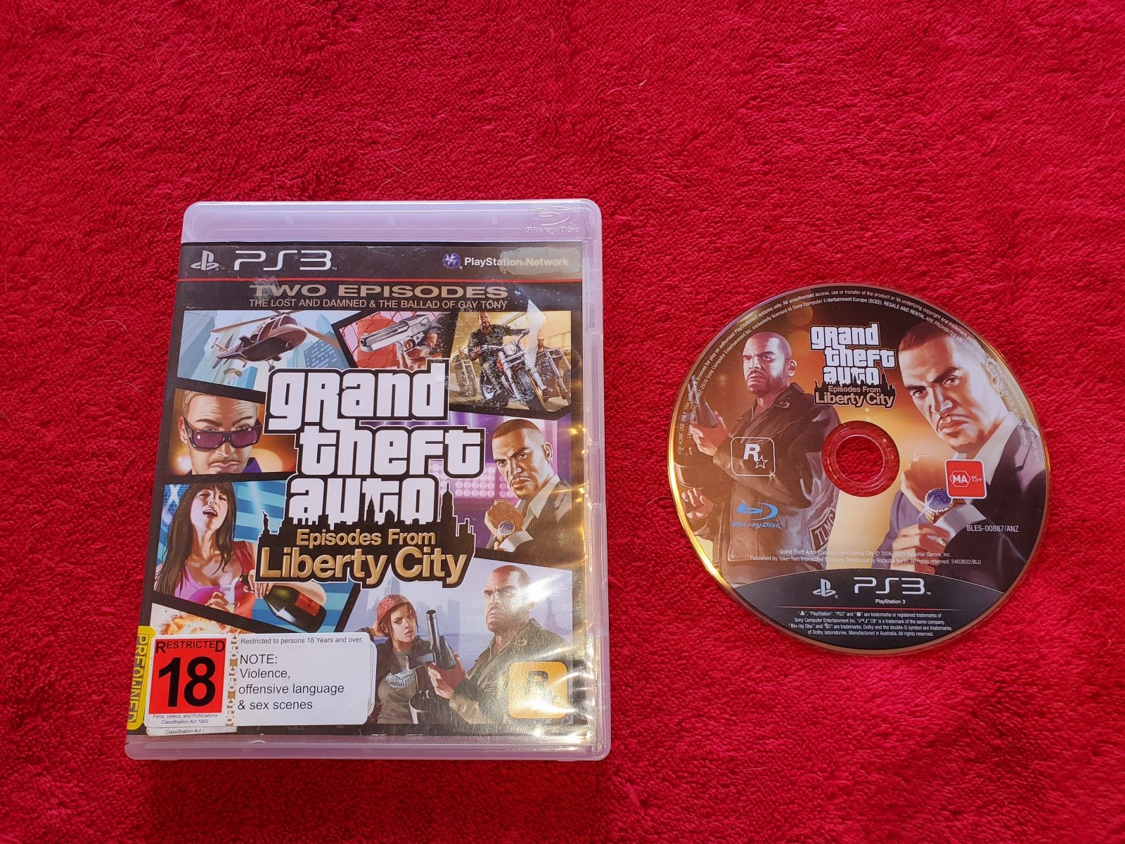 GTA: Episodes from Liberty City - PS3 Game - PlayStation 3, Games, Action and adventure - Level Up Gaming NZ