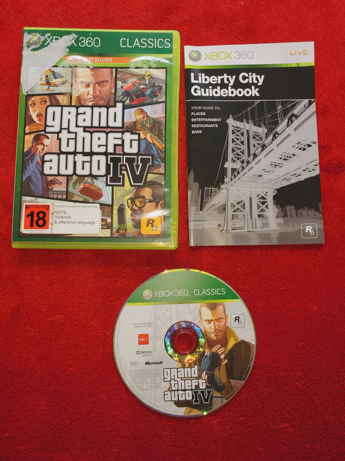 Grand Theft Auto 4 - 10/10! XBOX360 Game - Xbox 360, Games, Action and adventure - Level Up Gaming NZ