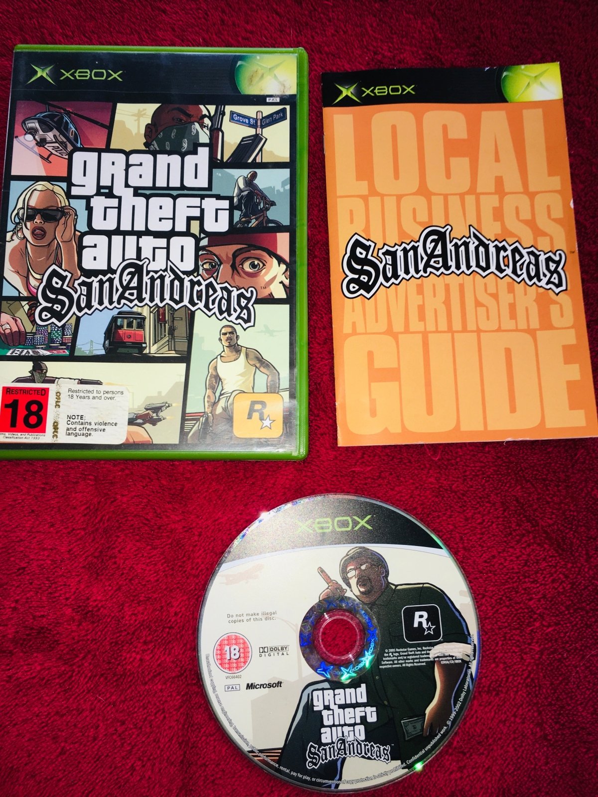 Grand Theft Auto: San Andreas - XBOX Game - Xbox, Games, Action and adventure - Level Up Gaming NZ