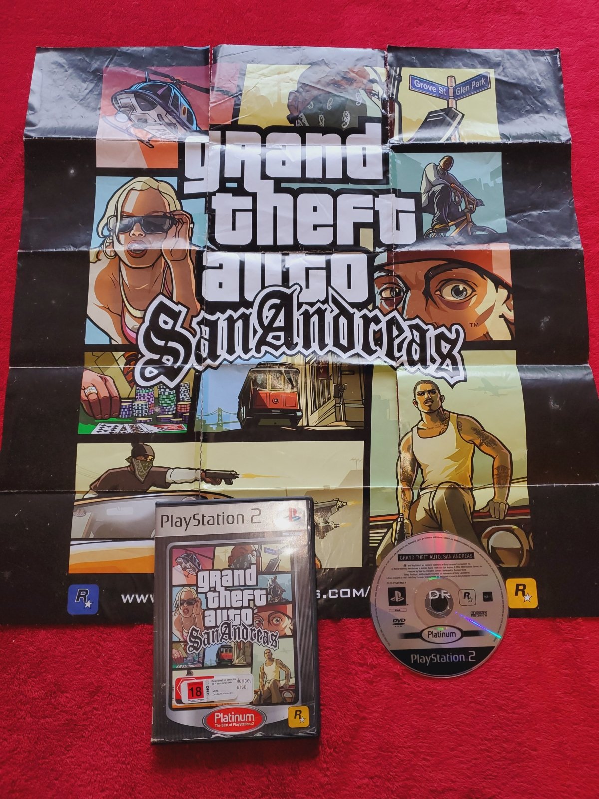 Grand Theft Auto: San Andreas - 9.6/10! PS2 Game - PlayStation 2, Games, Action and adventure - Level Up Gaming NZ