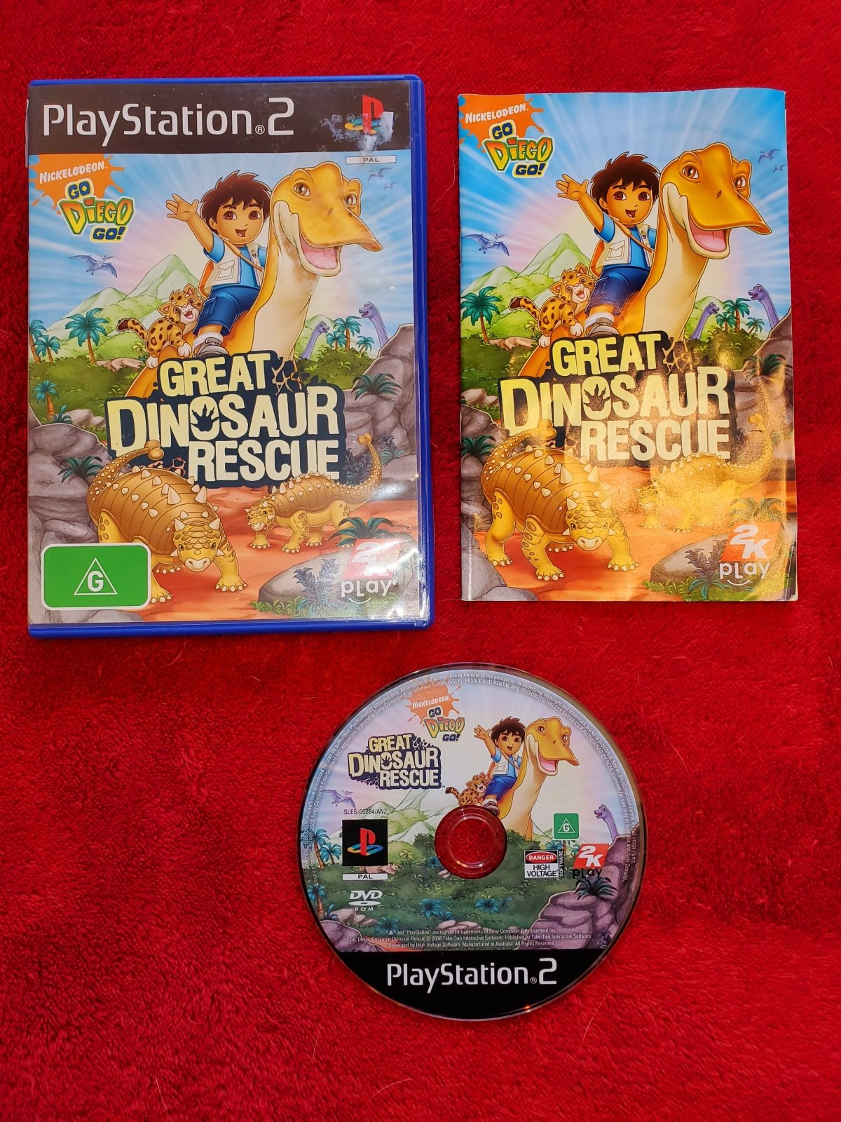 Go Diego Go! Great Dinosaur Rescue - PS2 Game - PlayStation 2, Games, Action and adventure - Level Up Gaming NZ