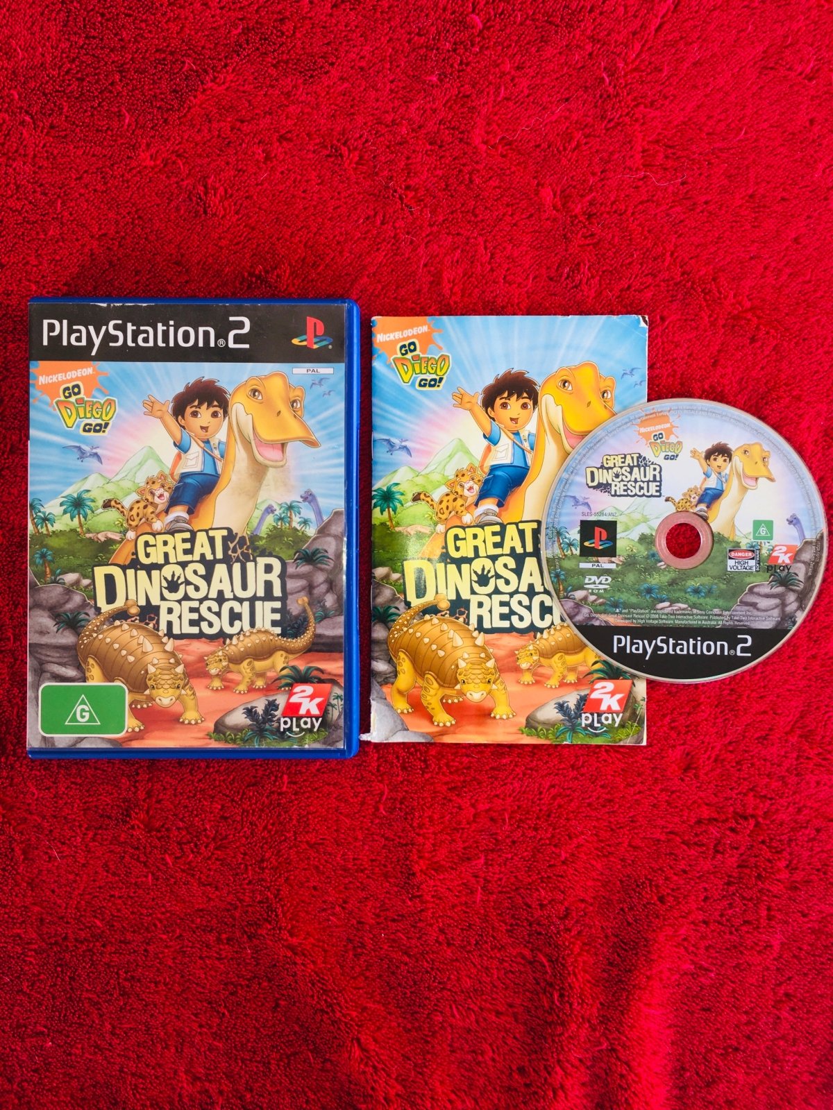 Go Diego Go! Great Dinosaur Rescue - PS2 Game - PlayStation 2, Games, Kids and educational - Level Up Gaming NZ