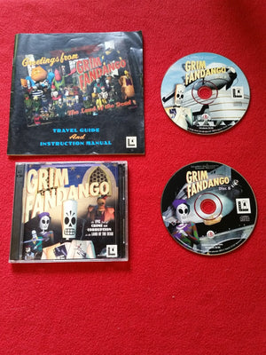 Grim Fandango - 9.3/10! RARE PC Game