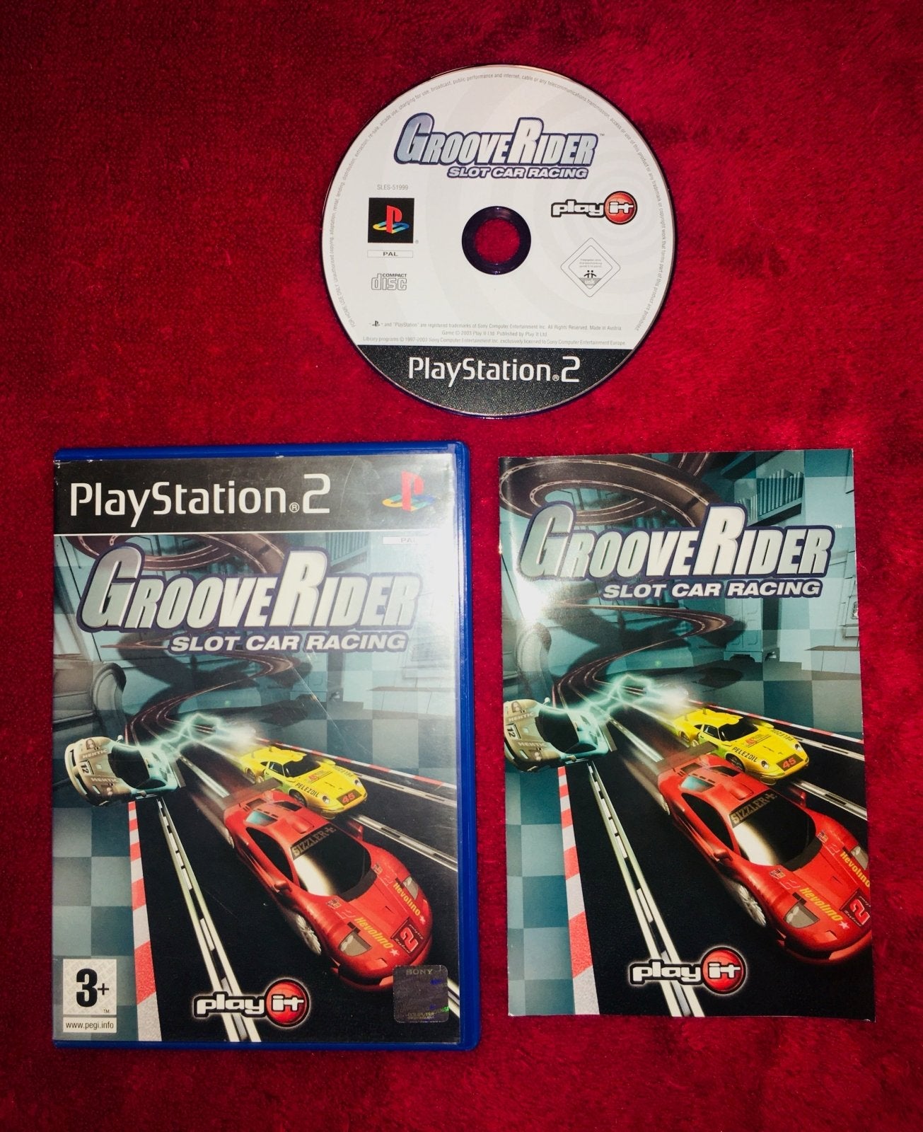 Grooverider: Slot Car Racing - NEAR NEW PS2 Game - PlayStation 2, Games, Driving and racing - Level Up Gaming NZ