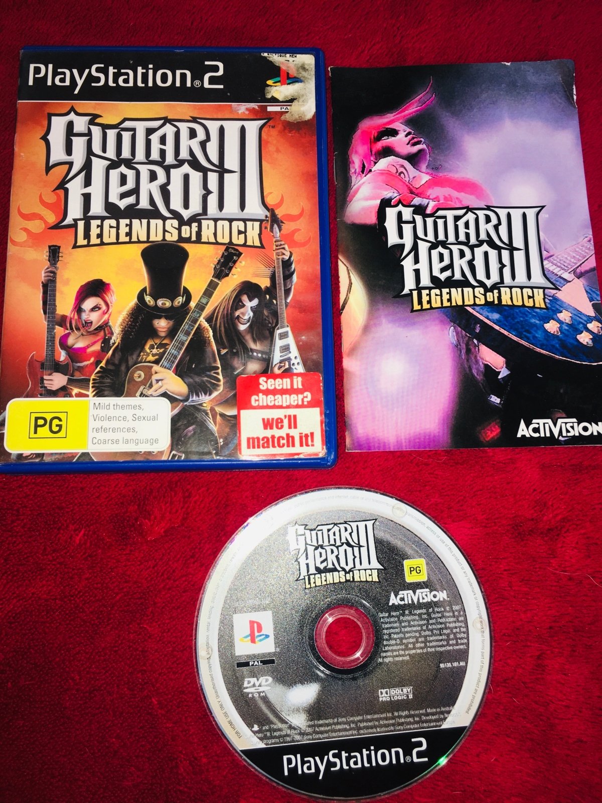 Guitar Hero III: Legends of Rock - PS2 Game - PlayStation 2, Games, Music and party - Level Up Gaming NZ