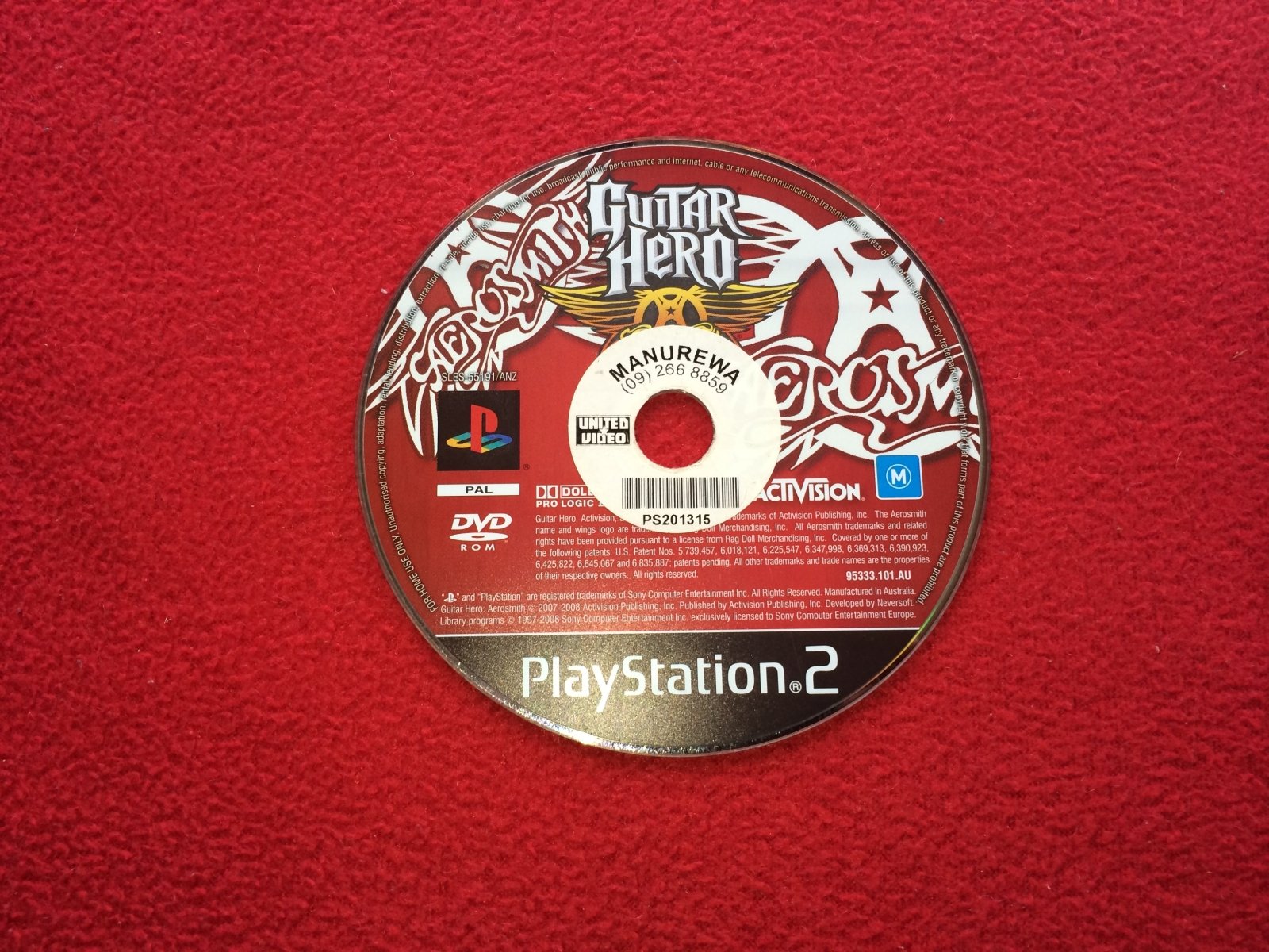 Guitar Hero: Aerosmith - PS2 Game - PlayStation 2, Games, Music and party - Level Up Gaming NZ