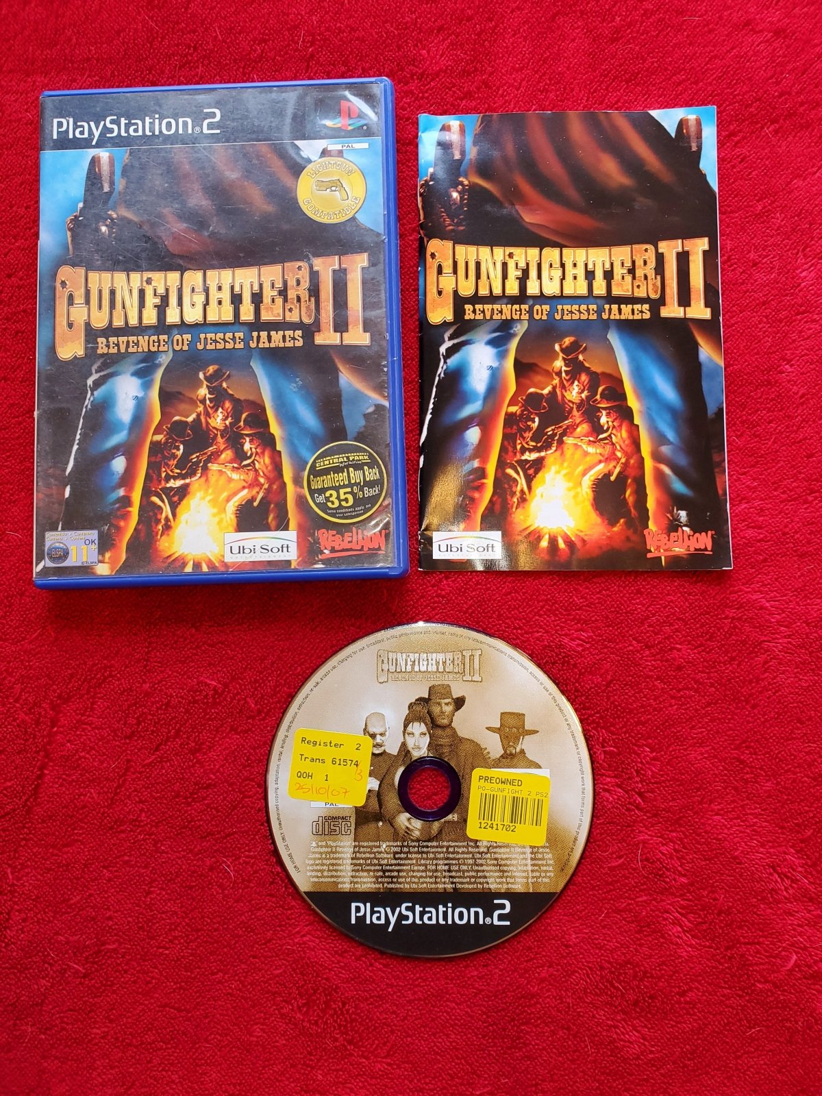 Gunfighter II: Revenge of Jesse James - PS2 Light Gun Game - PlayStation 2, Games, Shooter - Level Up Gaming NZ