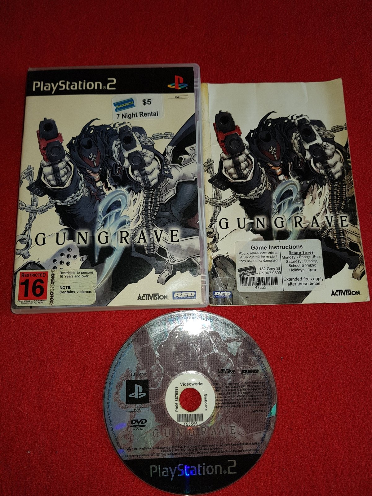 GunGrave - PS2 Game - PlayStation 2, Games, Shooter - Level Up Gaming NZ