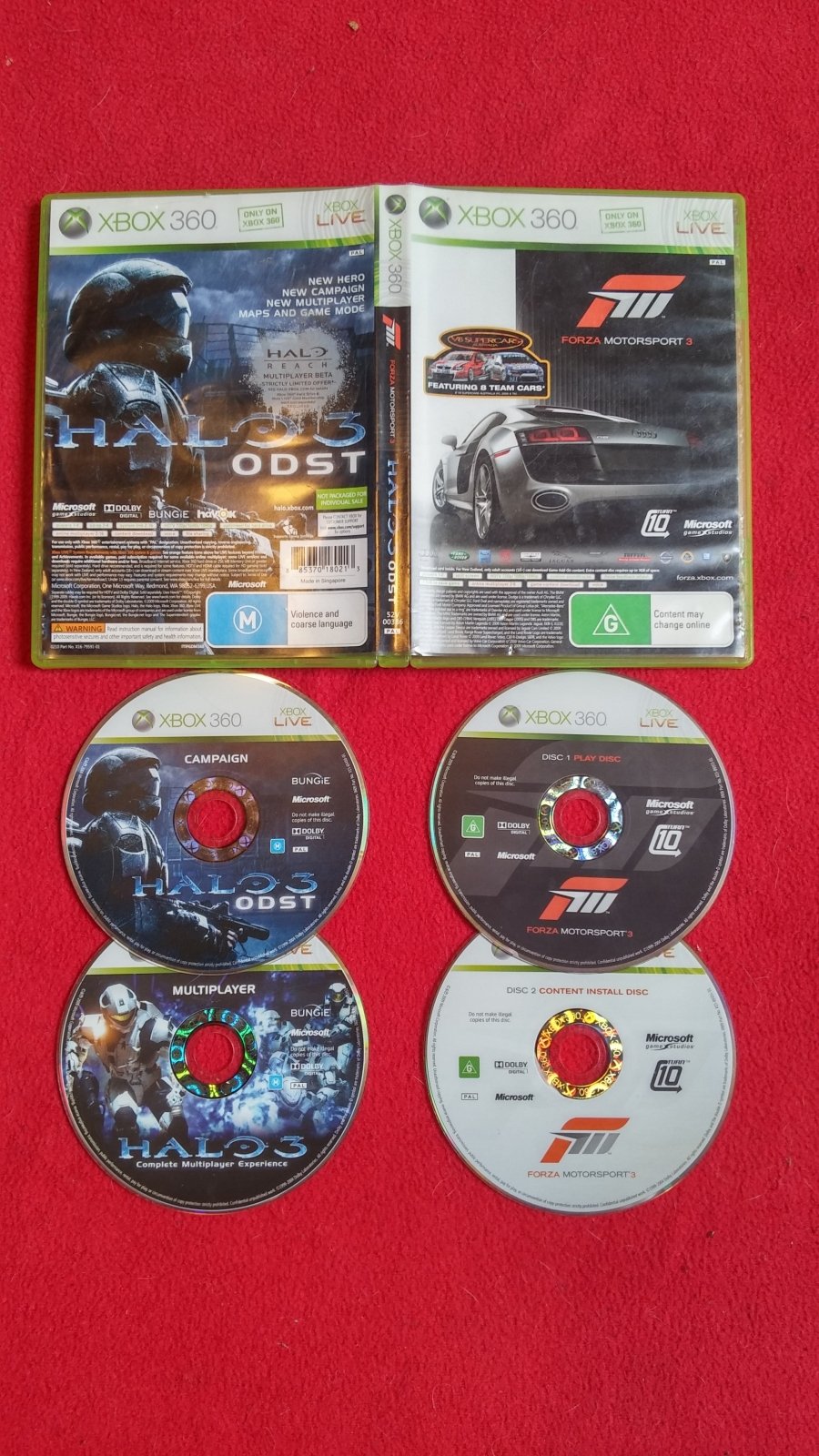 Halo 3 ODST + Forza Motorsport 3 - XBOX360 Games - Xbox 360, Games, Shooter - Level Up Gaming NZ