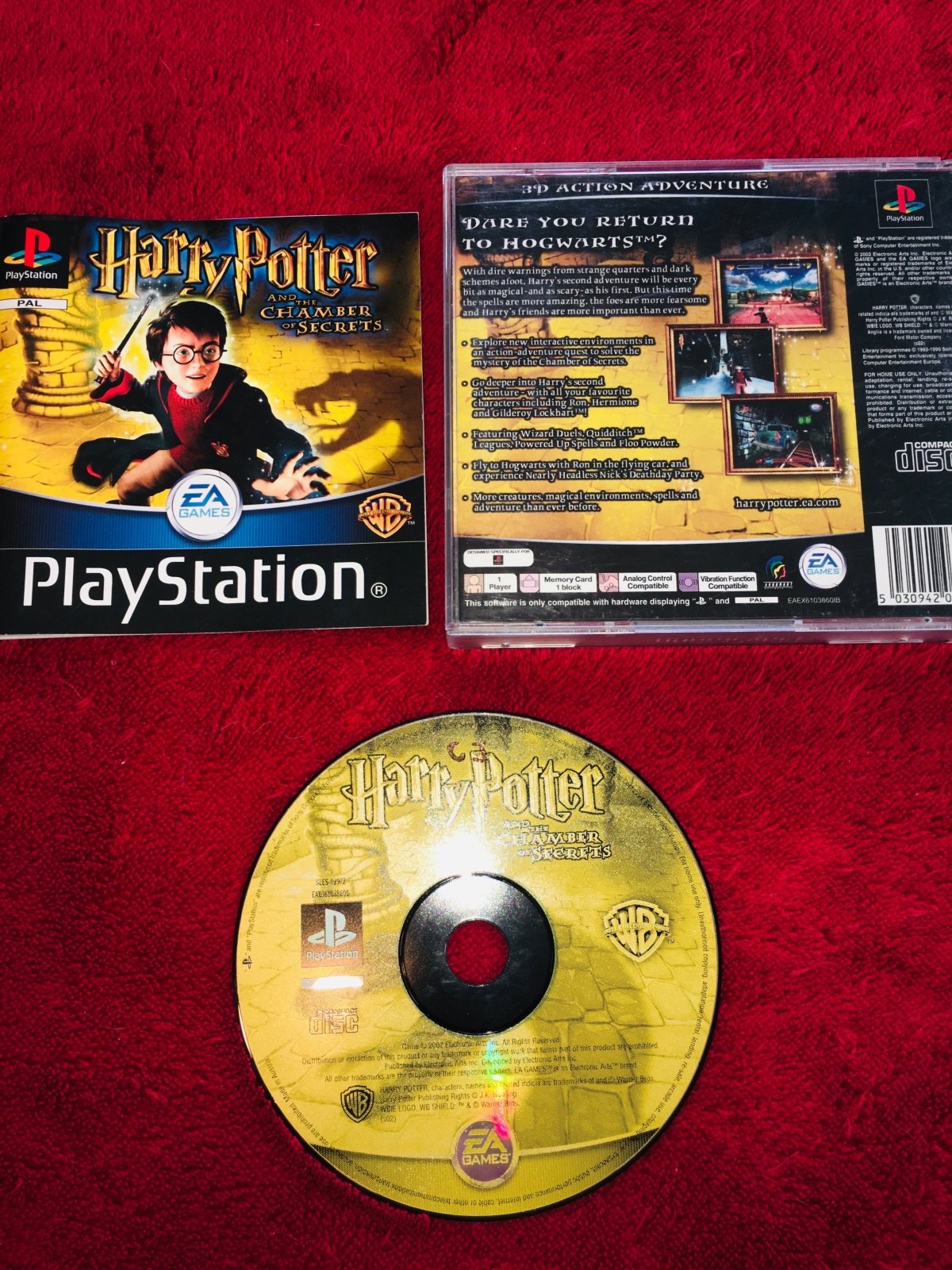 Harry Potter & the Chamber of Secrets - PS1 Game - PlayStation, Games, Action and adventure - Level Up Gaming NZ