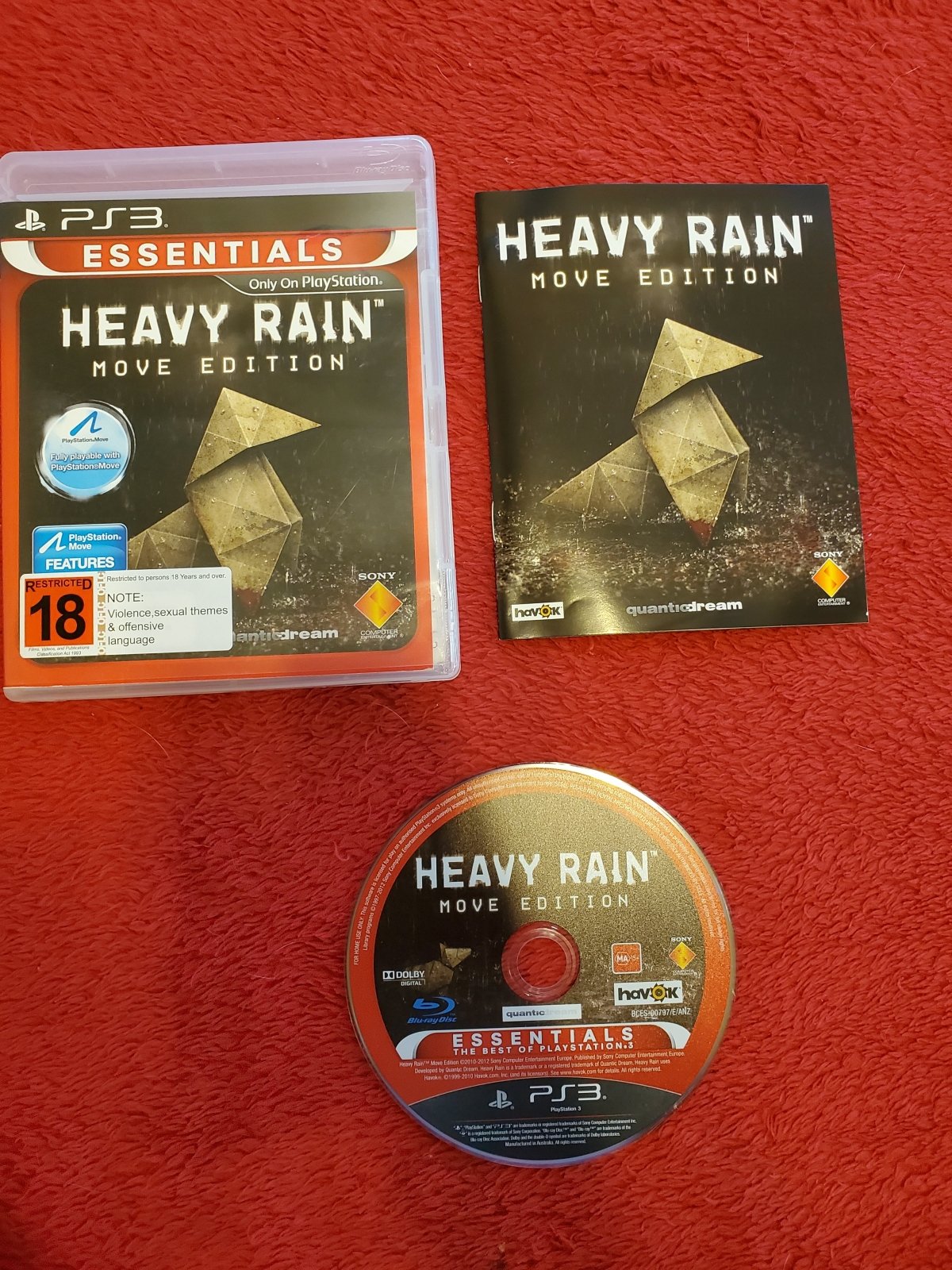 Heavy Rain - Move Edition - PS3 Game - PlayStation 3, Games, Action and adventure - Level Up Gaming NZ