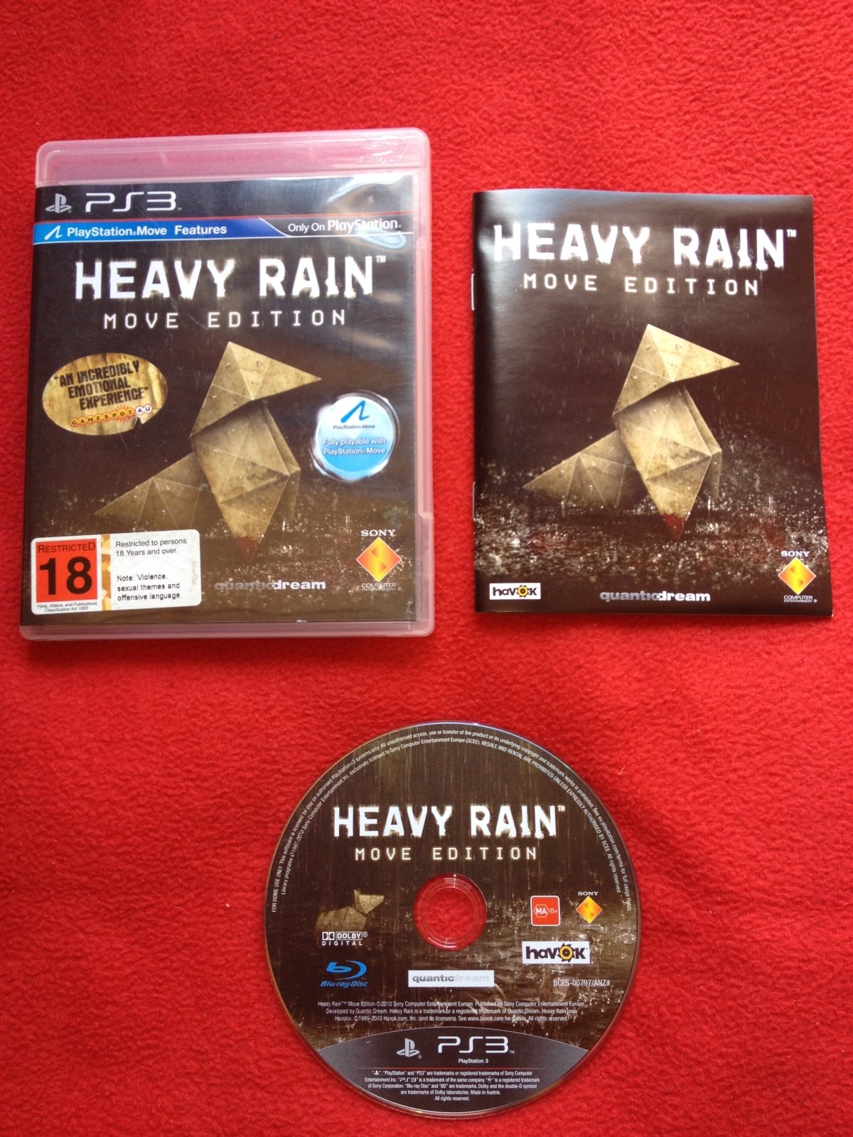 Heavy Rain - Move Edition - PS3 Game - PlayStation 3, Games, Action and adventure - Level Up Gaming NZ