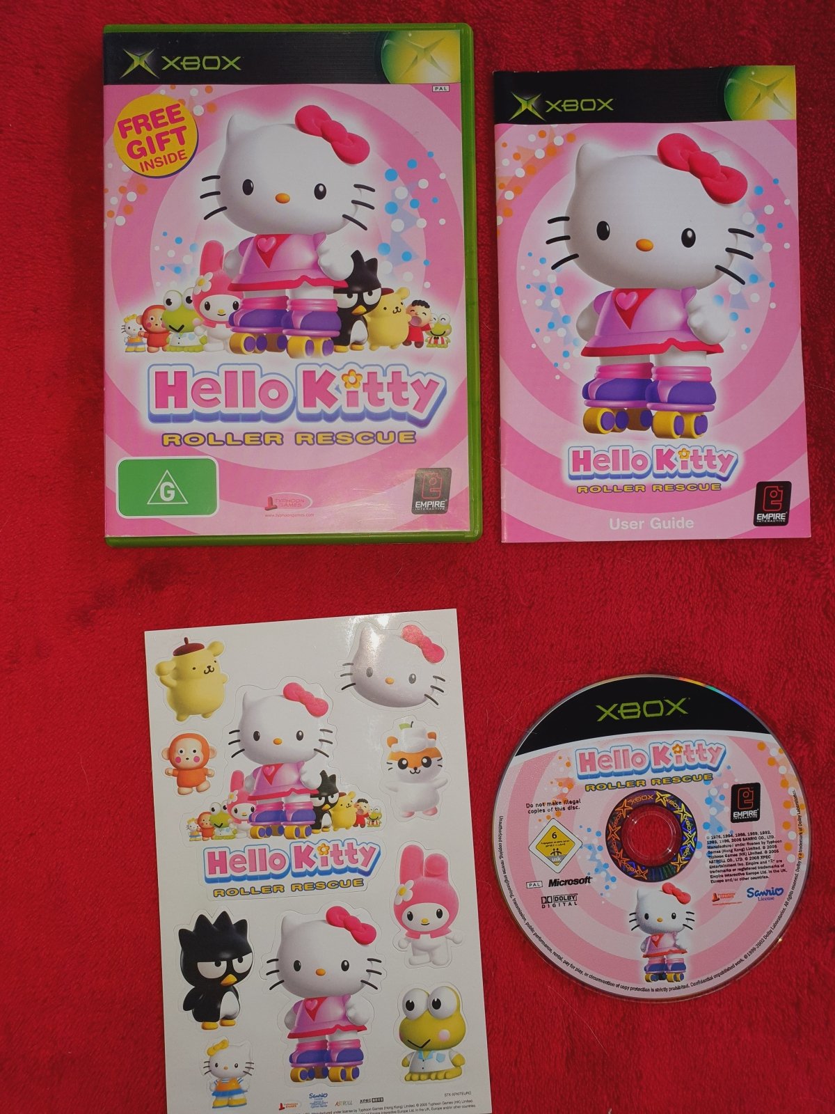 Hello Kitty: Roller Rescue - WITH STICKERS XBOX Game - Xbox, Games, Kids and educational - Level Up Gaming NZ