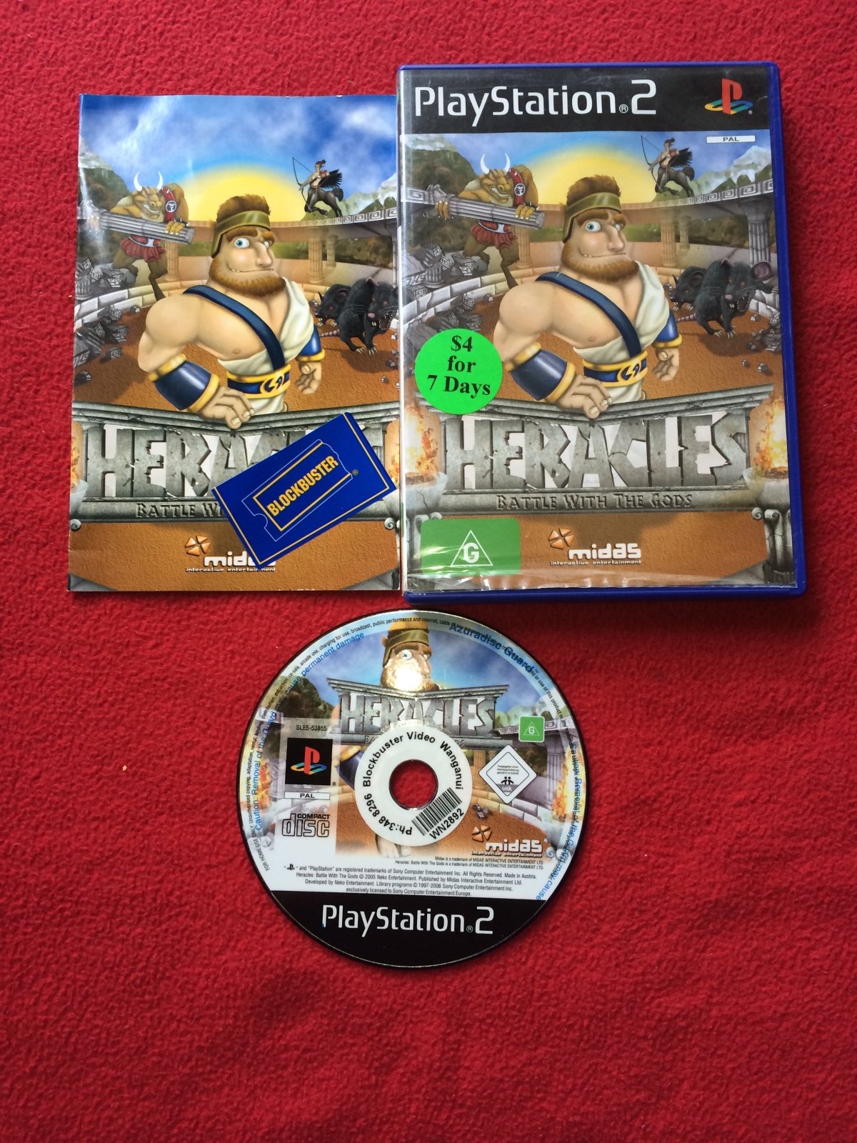 Heracles: Battle With The Gods - PS2 Game - PlayStation 2, Games, Action and adventure - Level Up Gaming NZ