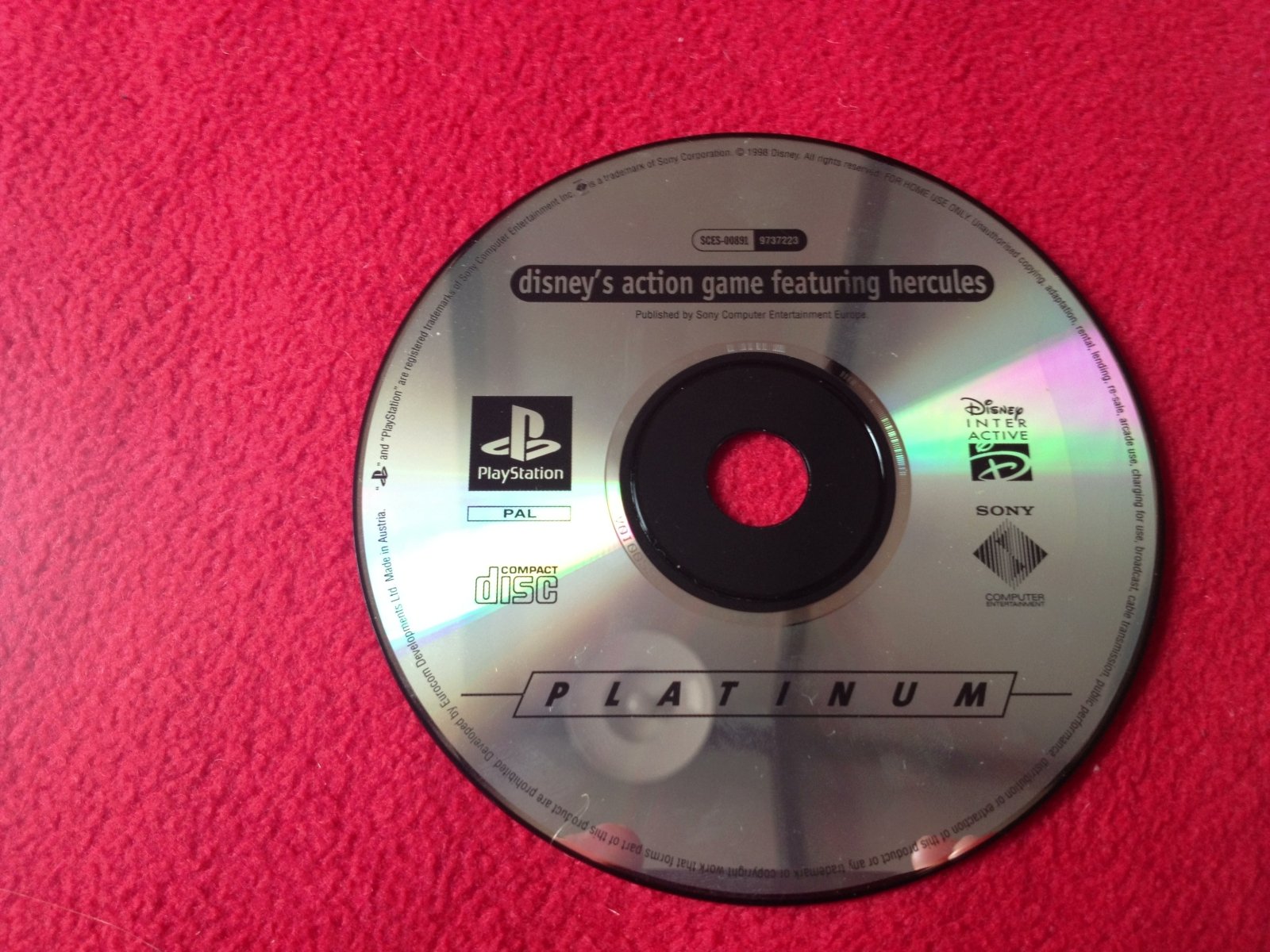 Disney's Hercules - RARE PS1 Game - PlayStation, Games, Action and adventure - Level Up Gaming NZ