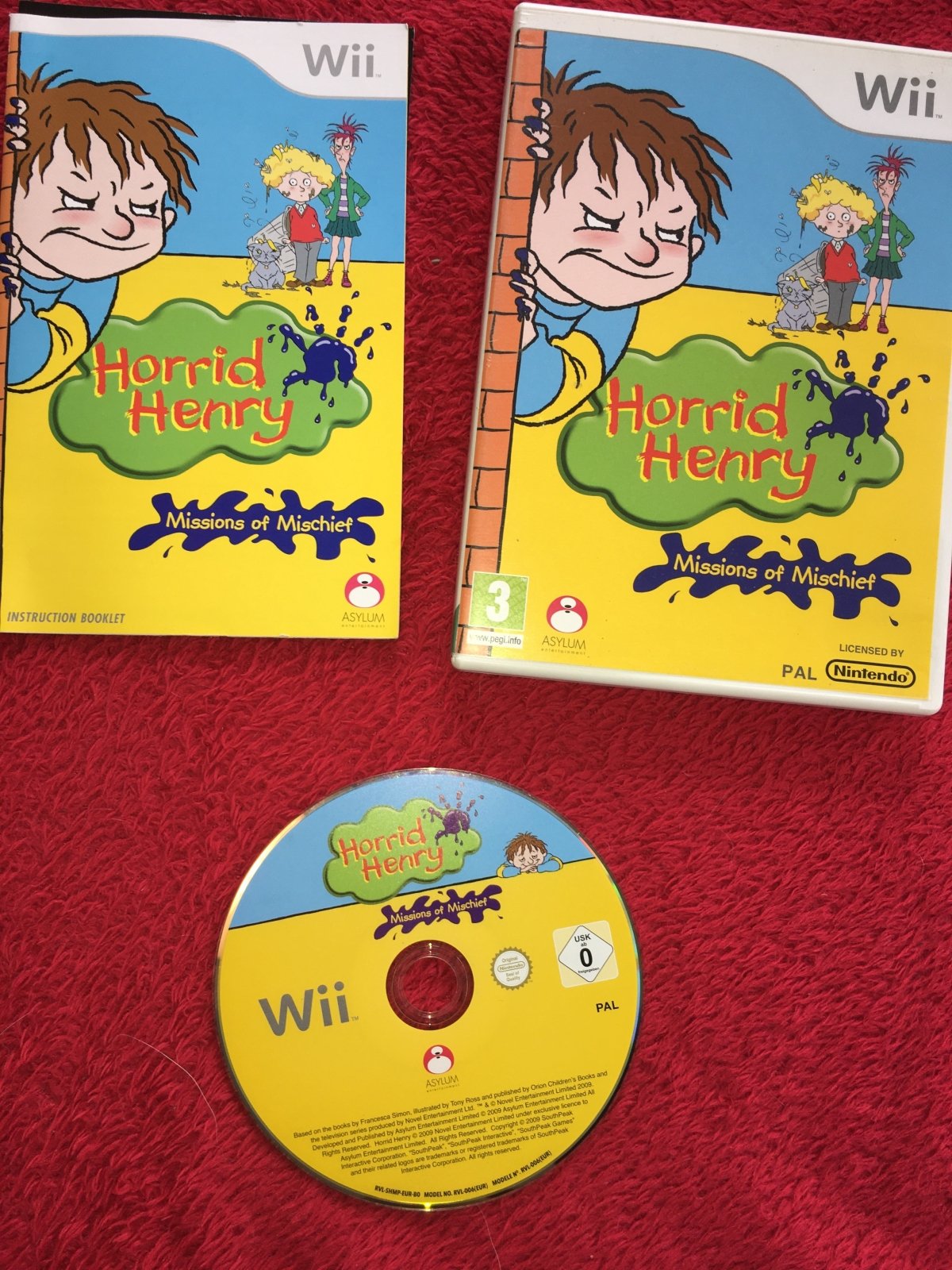 Horrid Henry: Missions of Mischief - Wii Game - Wii Games - Level Up Gaming NZ