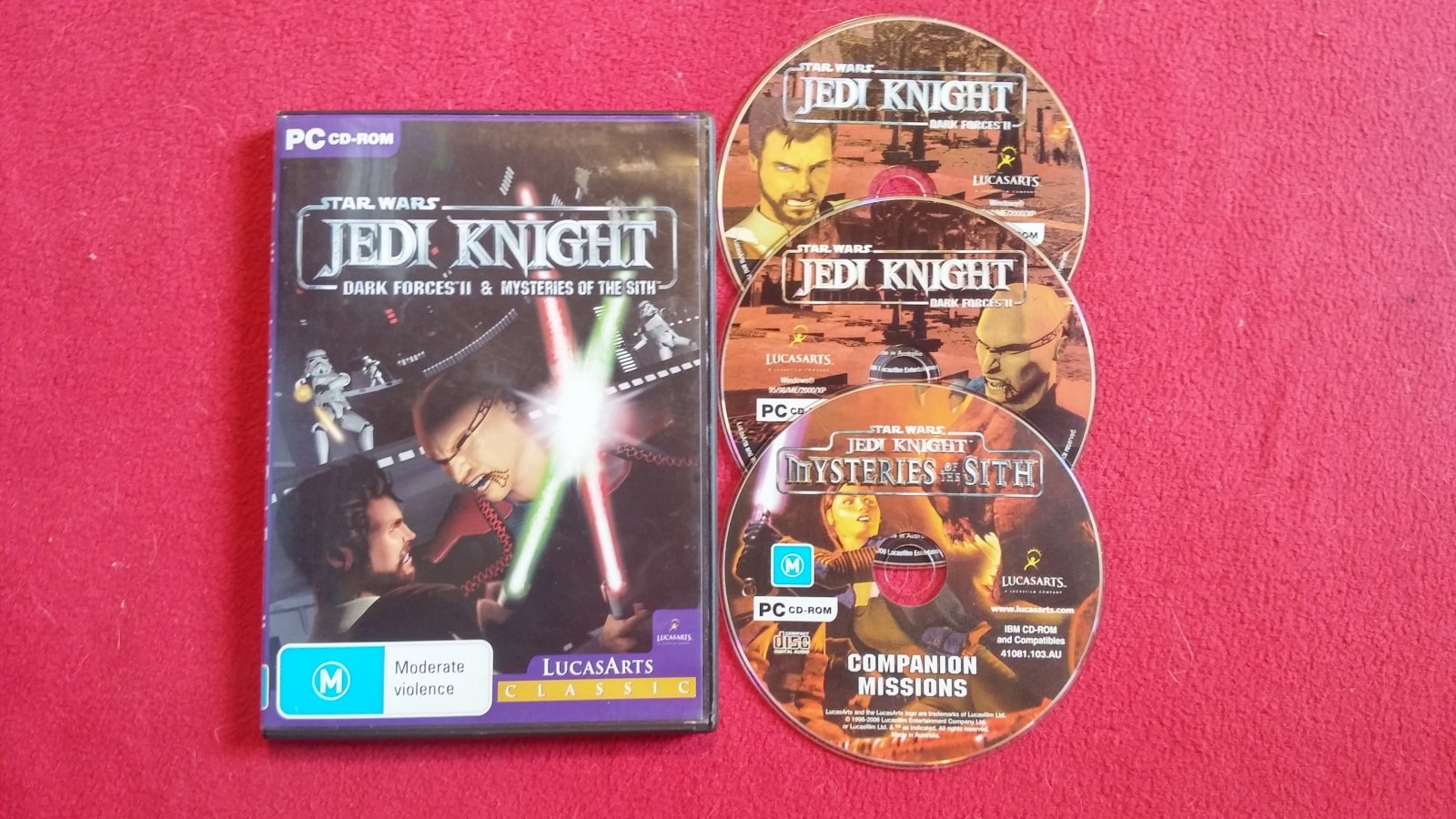 Star Wars Jedi Knight: Dark Forces 2 + Expansion - RARE PC GAME - PC games, Shooter - Level Up Gaming NZ