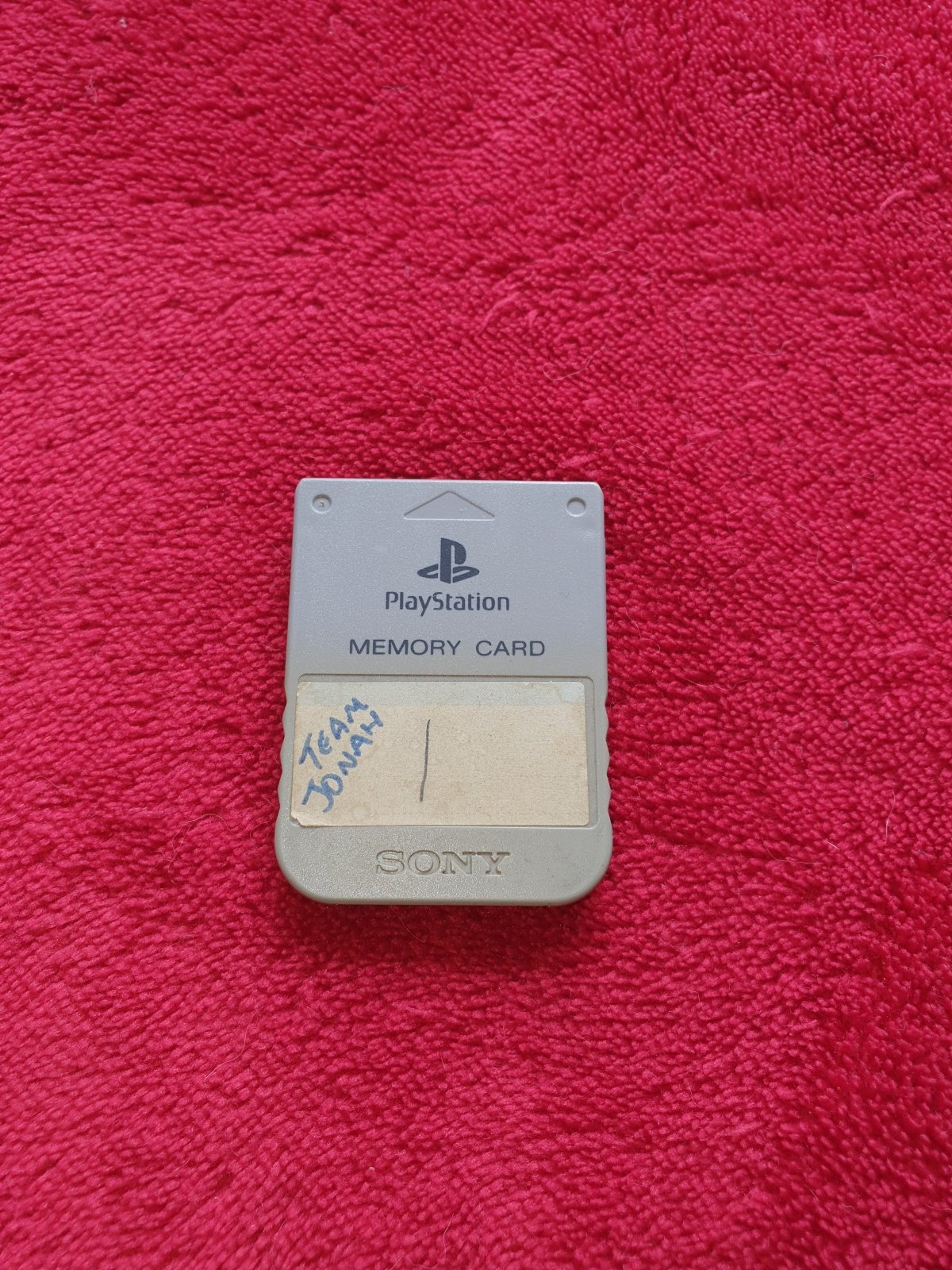 Genuine PS1 Memory Card - With Jonah Lomu Rugby Saves! - PlayStation, Accessories, Memory cards - Level Up Gaming NZ
