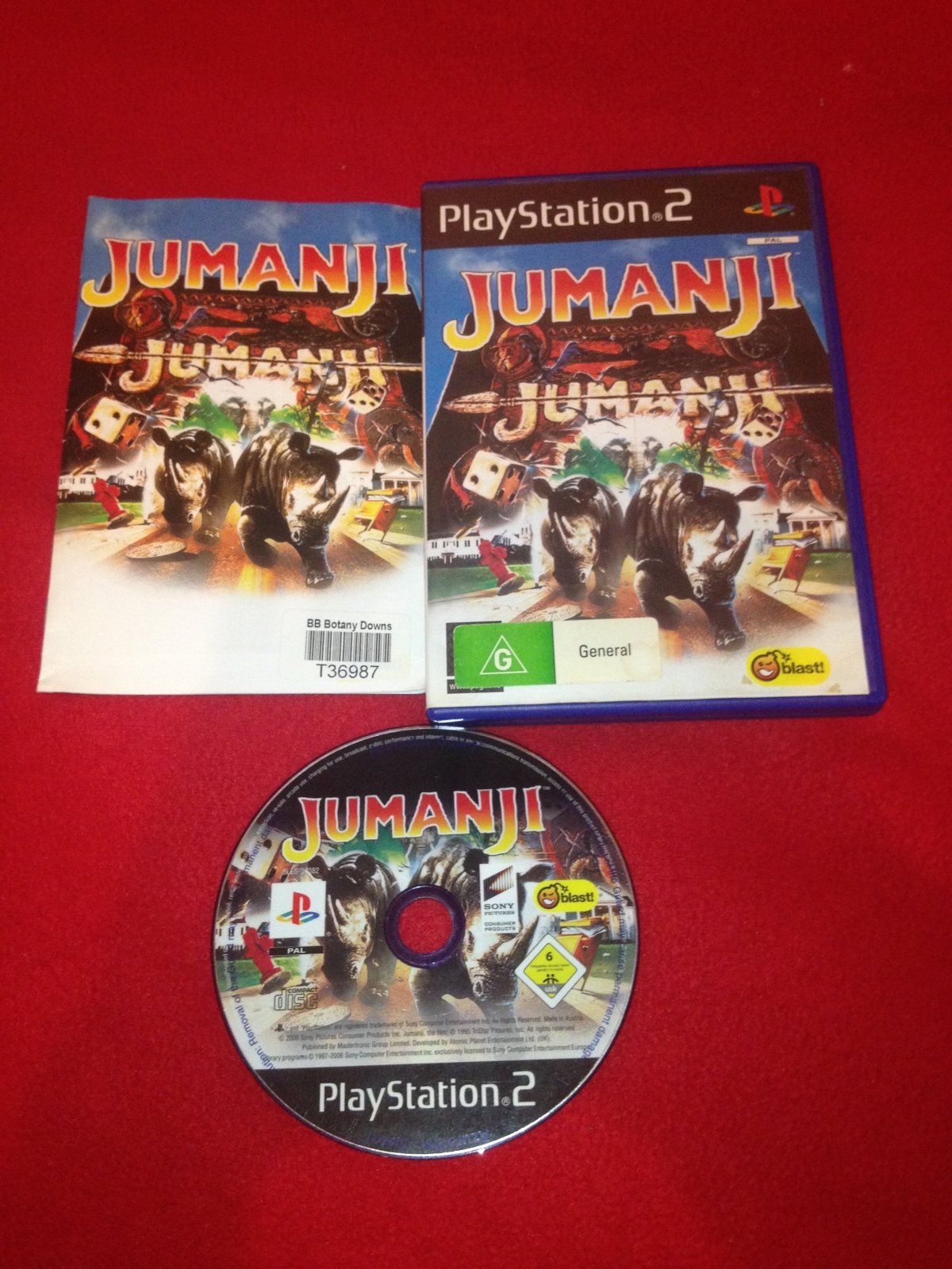 Jumanji - PS2 Game - PlayStation 2, Games, Music and party - Level Up Gaming NZ