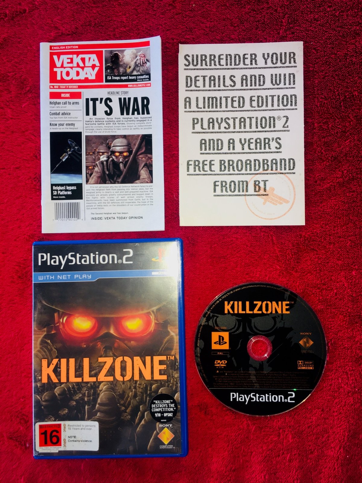 Killzone - AS NEW PS2 Game - PlayStation 2, Games, Shooter - Level Up Gaming NZ