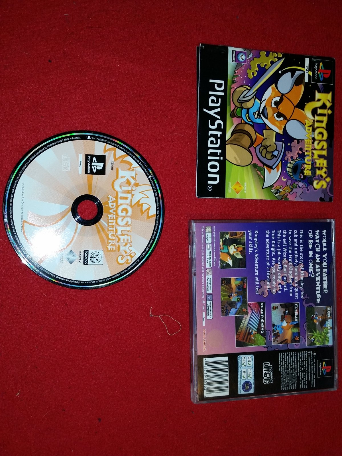 Kingsley's Adventure - RARE PS1 Game - PlayStation, Games, Action and adventure - Level Up Gaming NZ