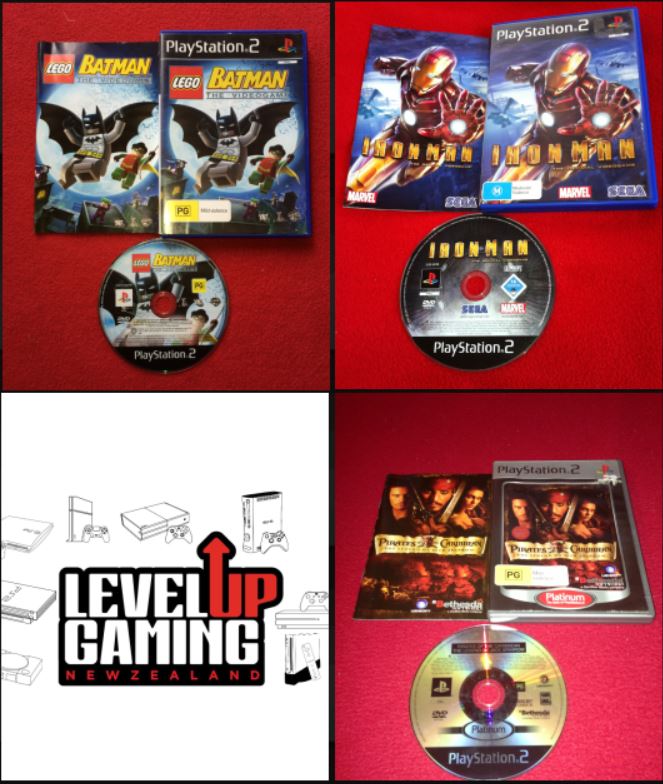LEGO Batman, Iron Man & The Legend of Jack Sparrow - PS2 Games - PlayStation 2, Games, Action and adventure - Level Up Gaming NZ