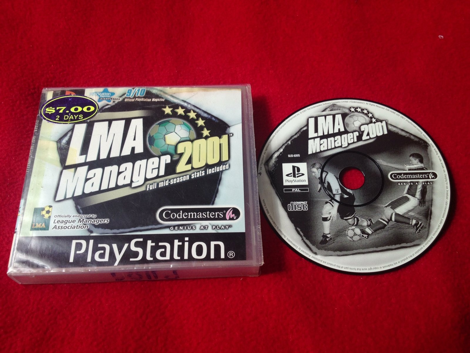 LMA Manager 2001 - PS1 Game - PlayStation, Games, Sports - Level Up Gaming NZ