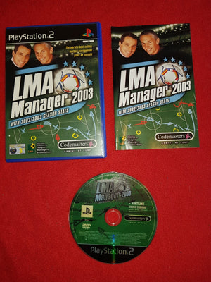 LMA Manager 2003 - PS2 Game