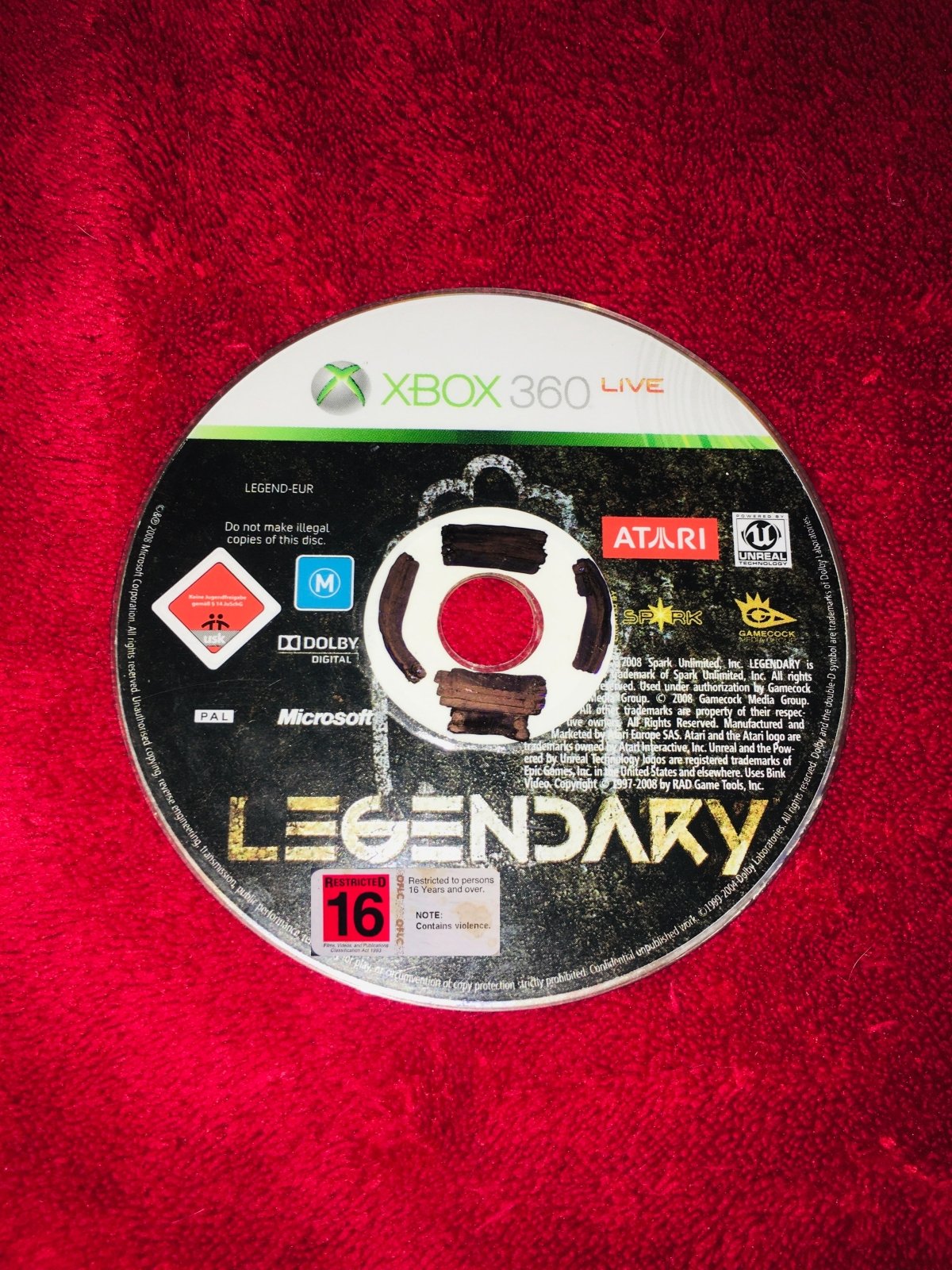 Legendary - XBOX360 Game - Xbox 360, Games, Action and adventure - Level Up Gaming NZ