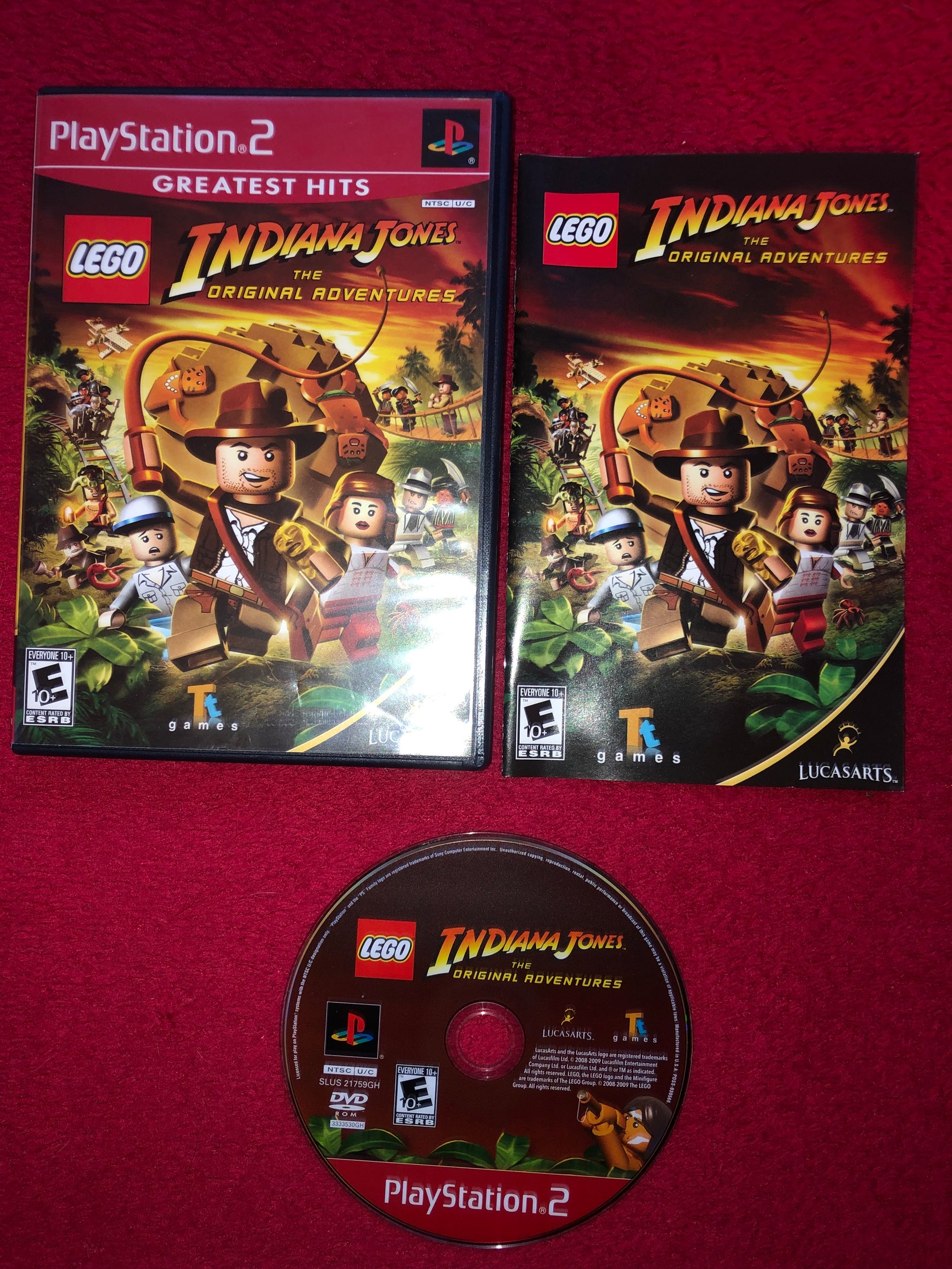 LEGO Indiana Jones - NTSC U/C PS2 Game