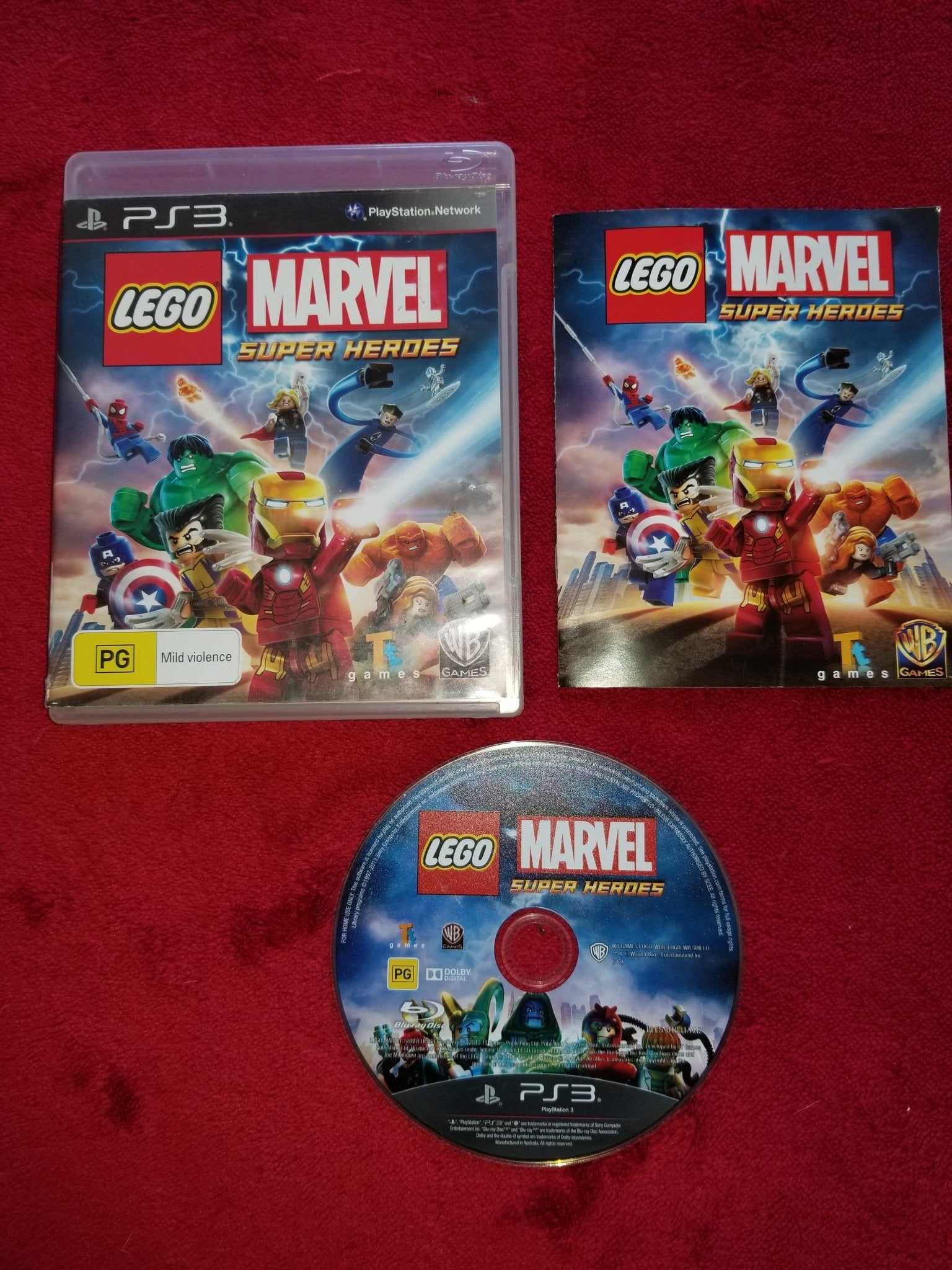 Lego Marvel Super Heroes - 9/10! PS3 Game - PlayStation 3, Games, Action and adventure - Level Up Gaming NZ