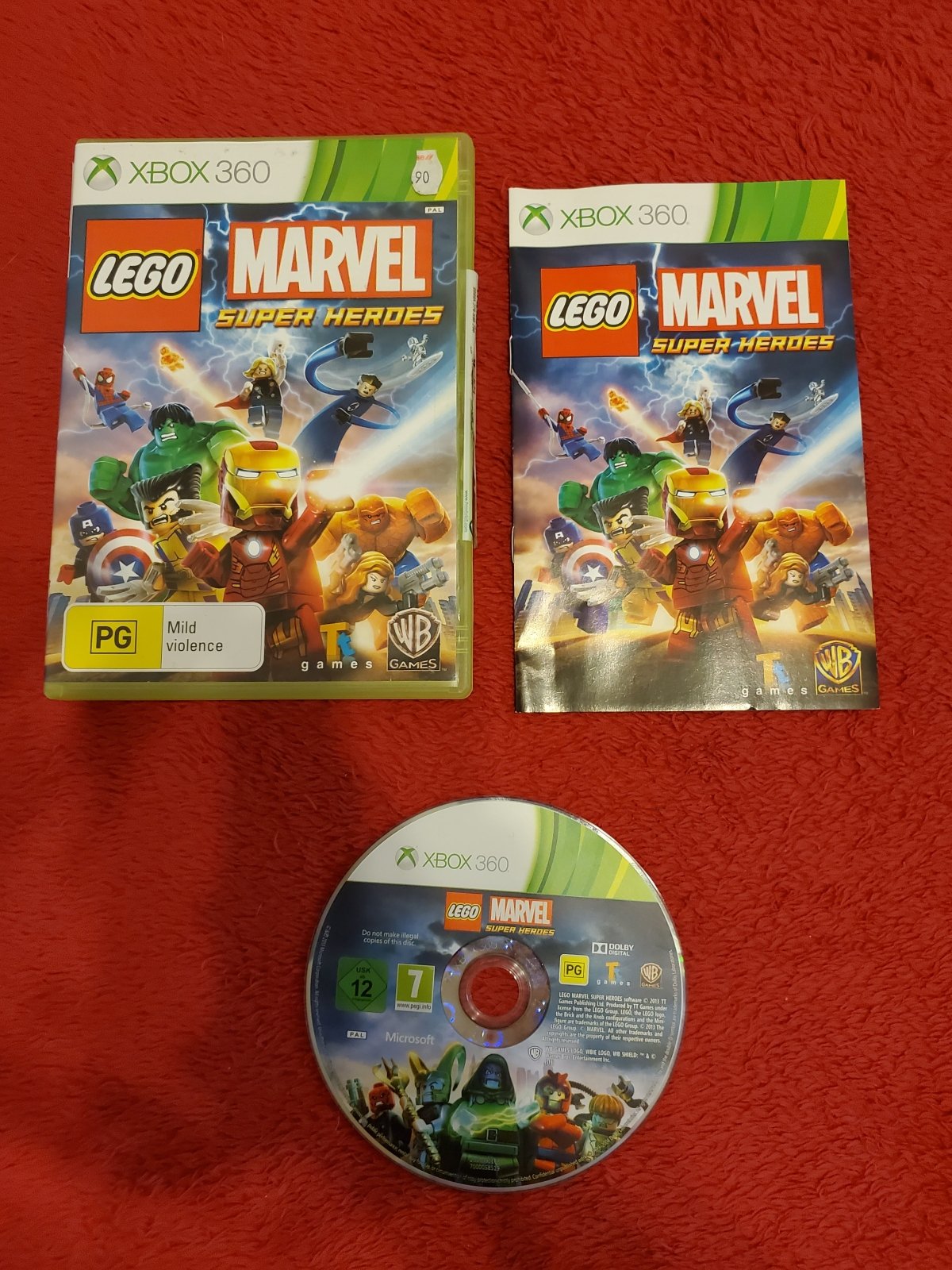 Lego Marvel Super Heroes - 9/10! XBOX360 Game - Xbox 360, Games, Action and adventure - Level Up Gaming NZ