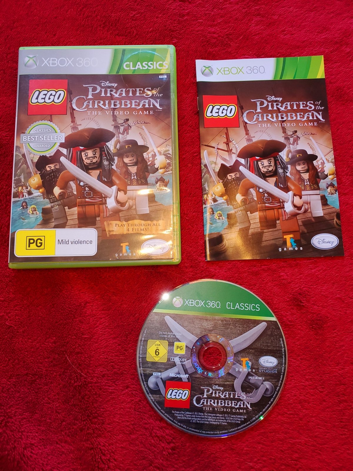 LEGO Pirates of the Caribbean - AS NEW XBOX360 Game - Xbox 360, Games, Action and adventure - Level Up Gaming NZ