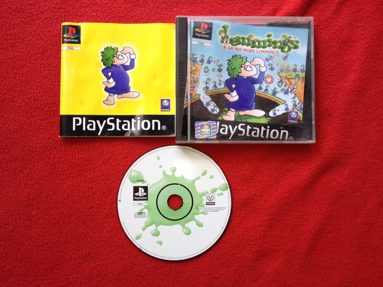 Lemmings and Oh No! More Lemmings - PS1 Games - PlayStation, Games, Strategy and puzzle - Level Up Gaming NZ