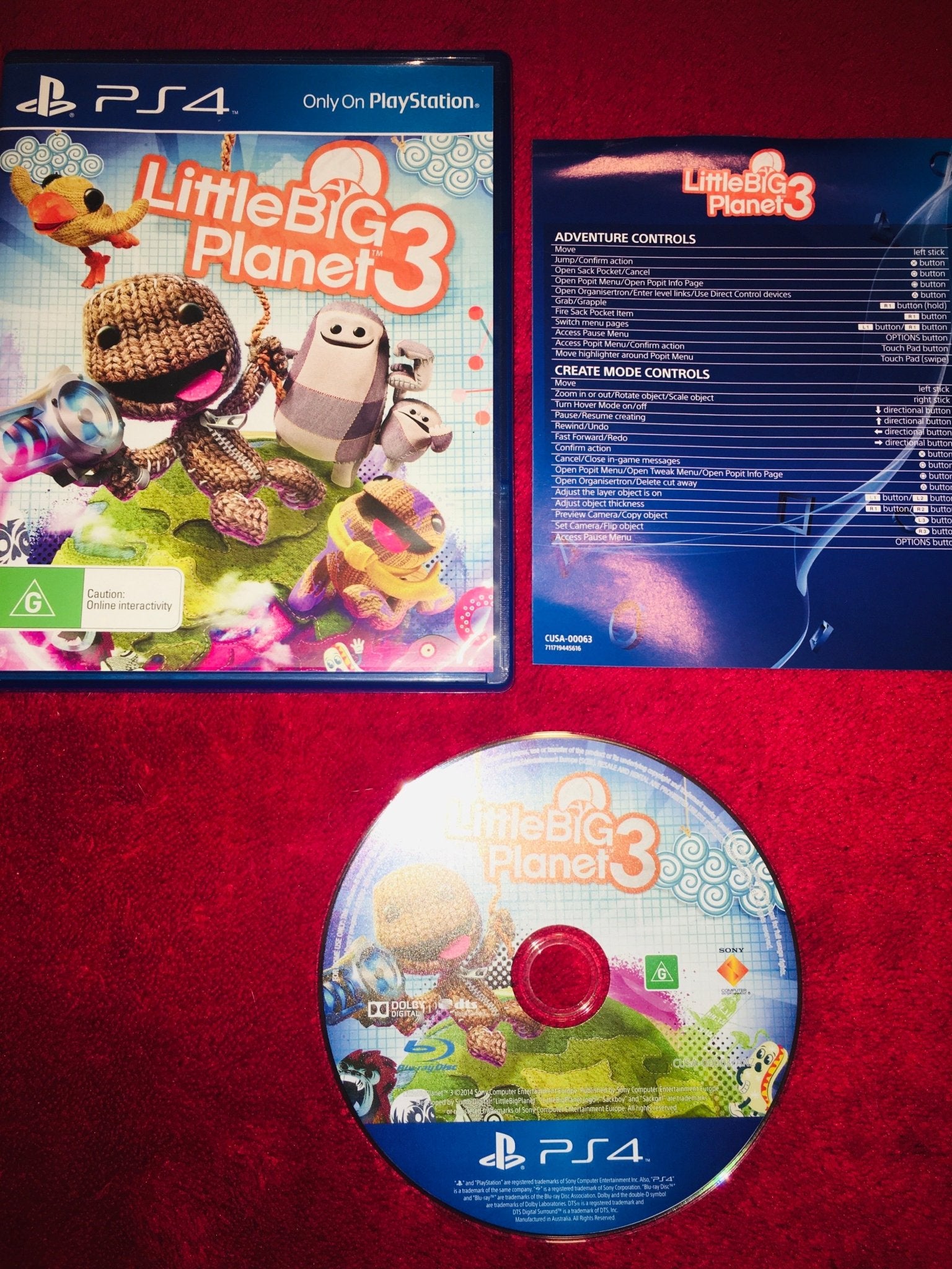 Little Big Planet 3 - PS4 Game - PS4 - PlayStation 4, Games - Level Up Gaming NZ