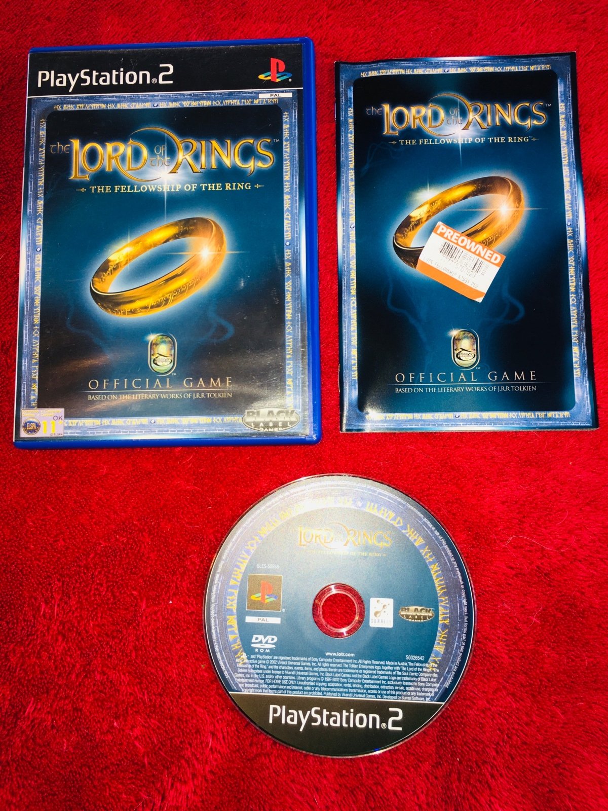LOTR: The Fellowship of the Ring - PS2 Game - PlayStation 2, Games, Action and adventure - Level Up Gaming NZ