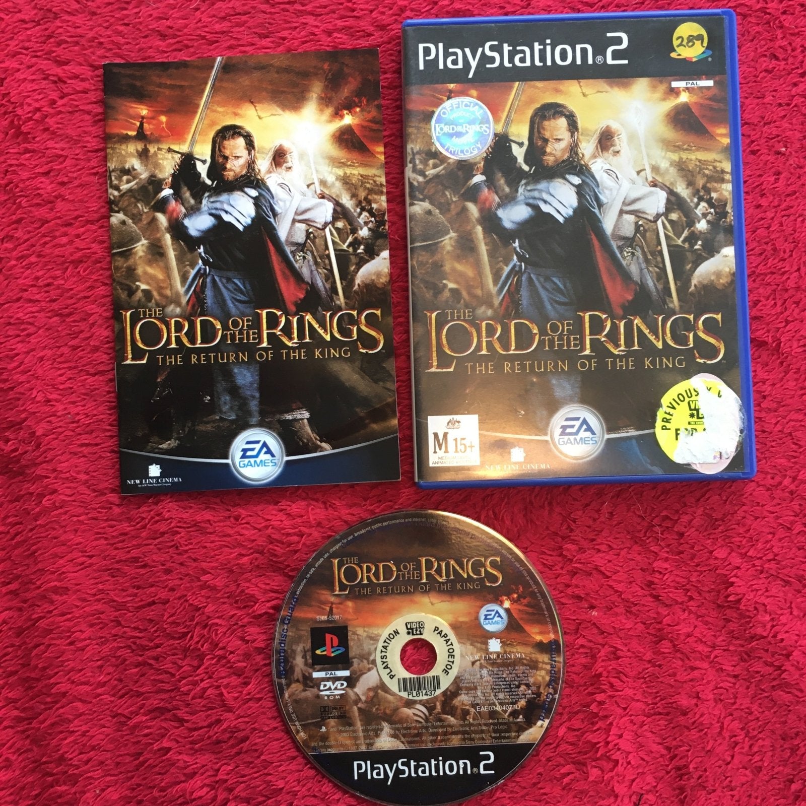 LOTR: The Return of The King - PS2 Game - PlayStation 2, Games, Action and adventure - Level Up Gaming NZ