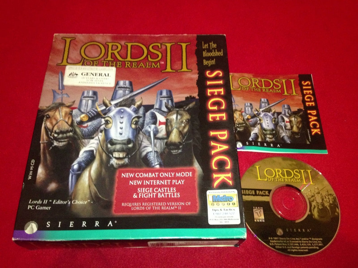 Lords of the Realm 2 - Siege Pack - PC Game - PC games, Strategy and puzzle - Level Up Gaming NZ
