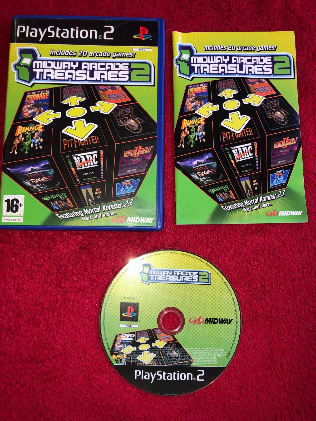 Midway Arcade Treasures 2 - PS2 Game - PlayStation 2, Games, Action and adventure - Level Up Gaming NZ