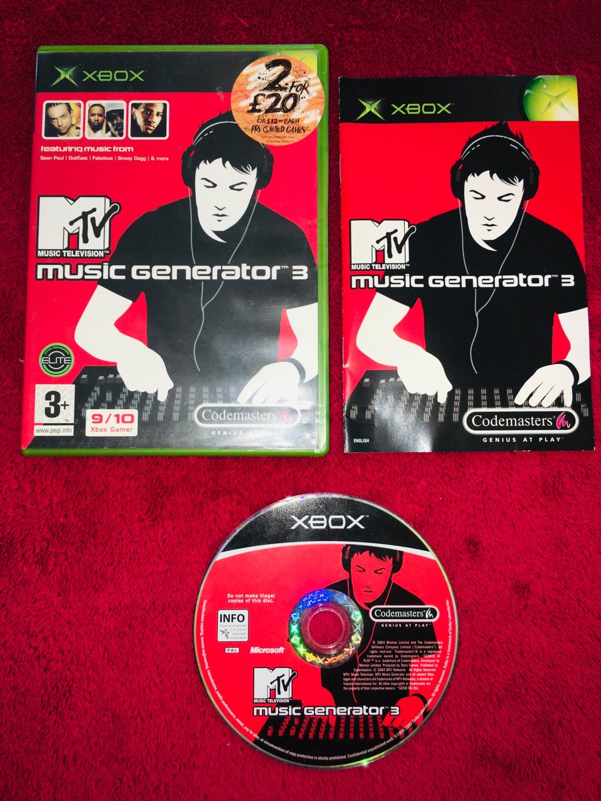 MTV Music Generator 3 - XBOX Game - Xbox, Games, Music and party - Level Up Gaming NZ
