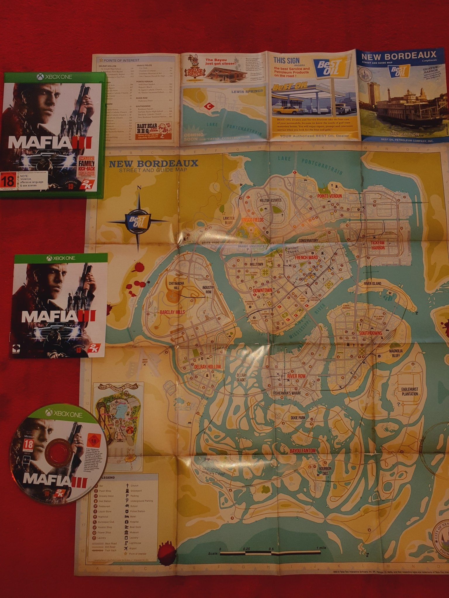 Mafia 3 with MAP POSTER - Xbox One Game - Xbox One - Xbox One, Games - Level Up Gaming NZ