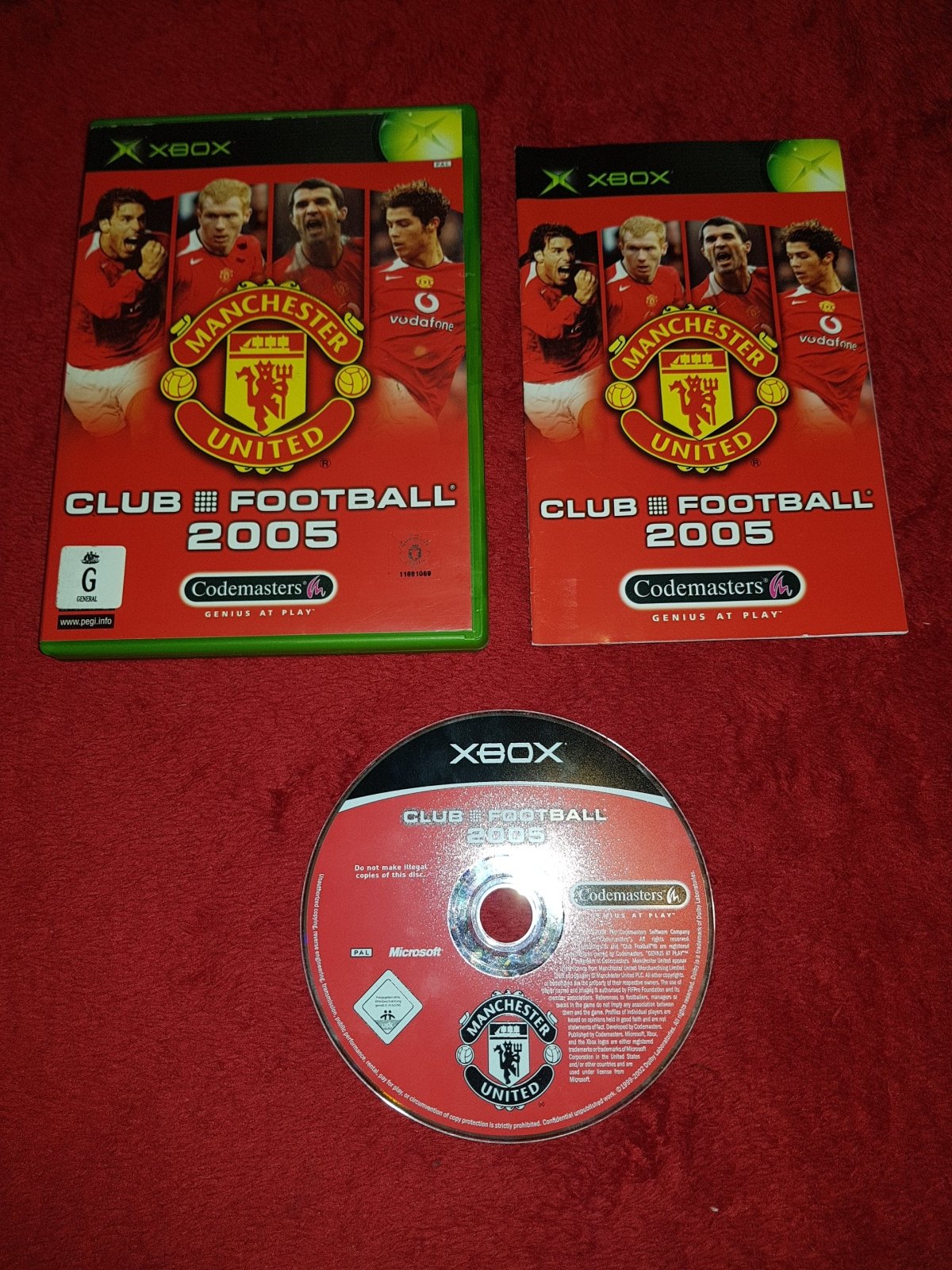 Manchester United Club Football 2005 - XBOX Game - Xbox, Games, Sports - Level Up Gaming NZ