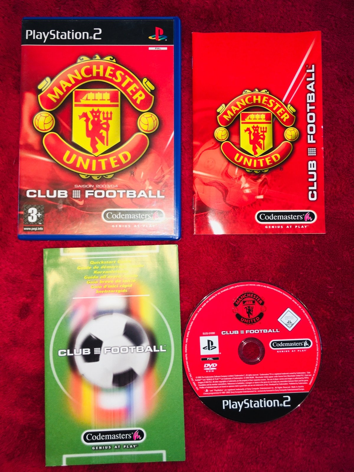 Manchester United Club Football - PS2 Game - PlayStation 2, Games, Sports - Level Up Gaming NZ