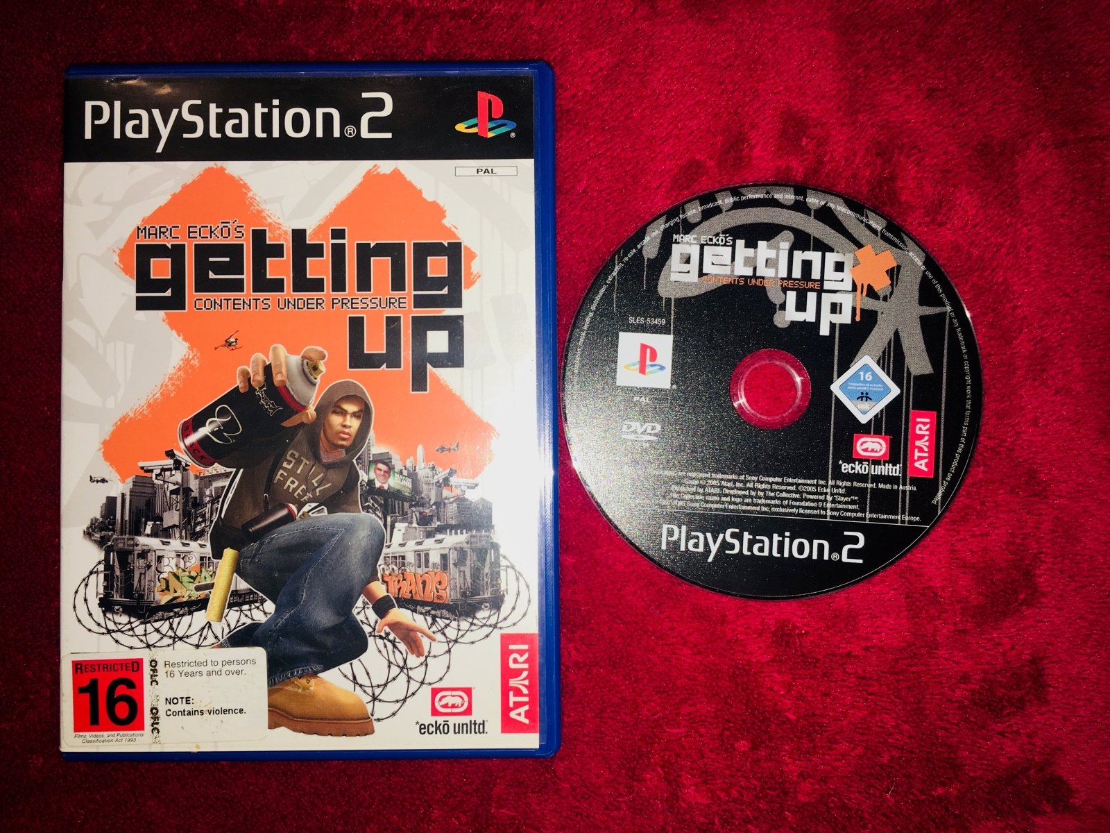 Marc Ecko's Getting Up: Contents Under Pressure - PS2 Game - PlayStation 2, Games, Action and adventure - Level Up Gaming NZ