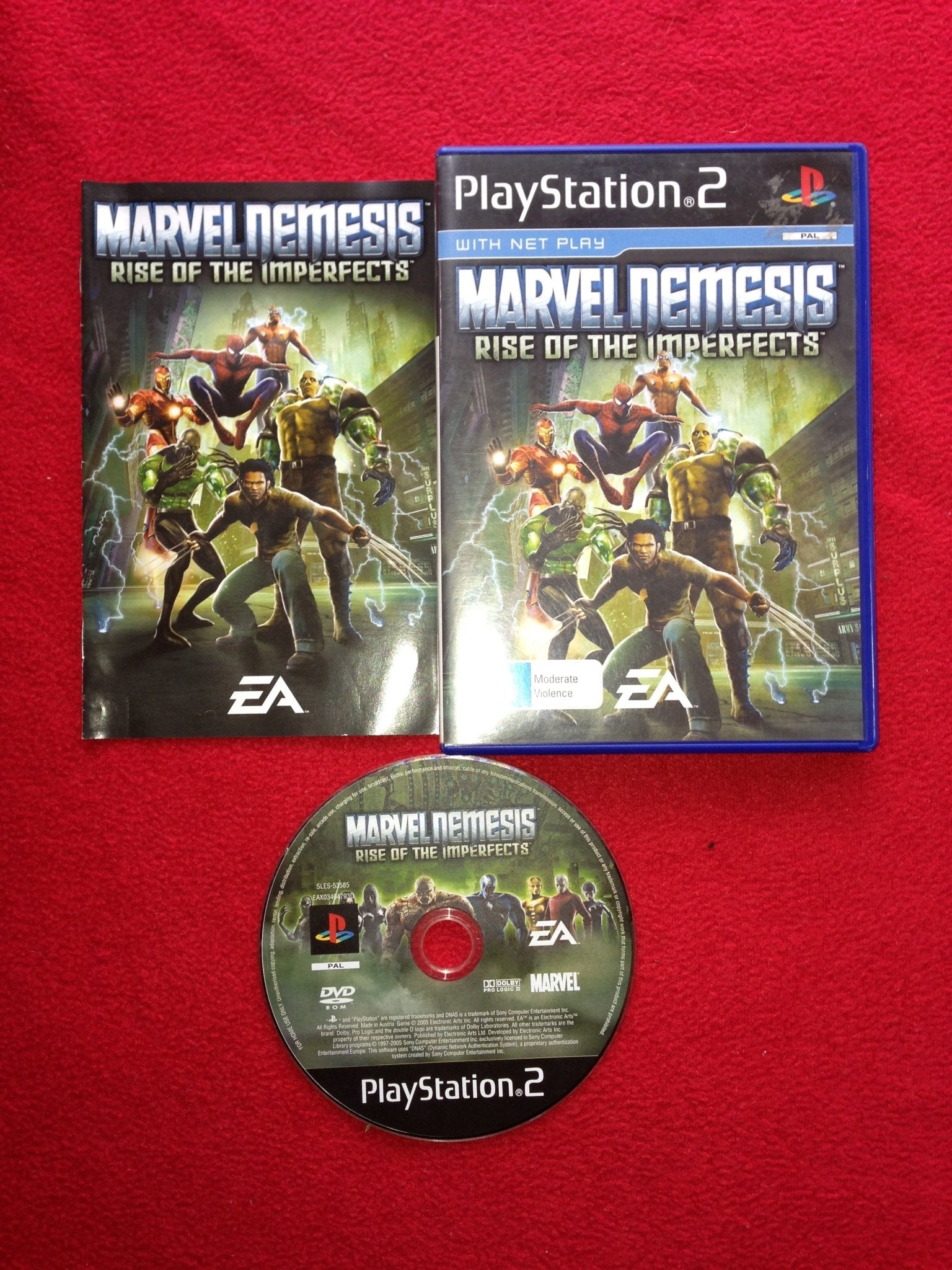 Marvel Nemesis: Rise of the Imperfects PS2 Game - PS2 - PlayStation 2, Games, Fighting - Level Up Gaming NZ