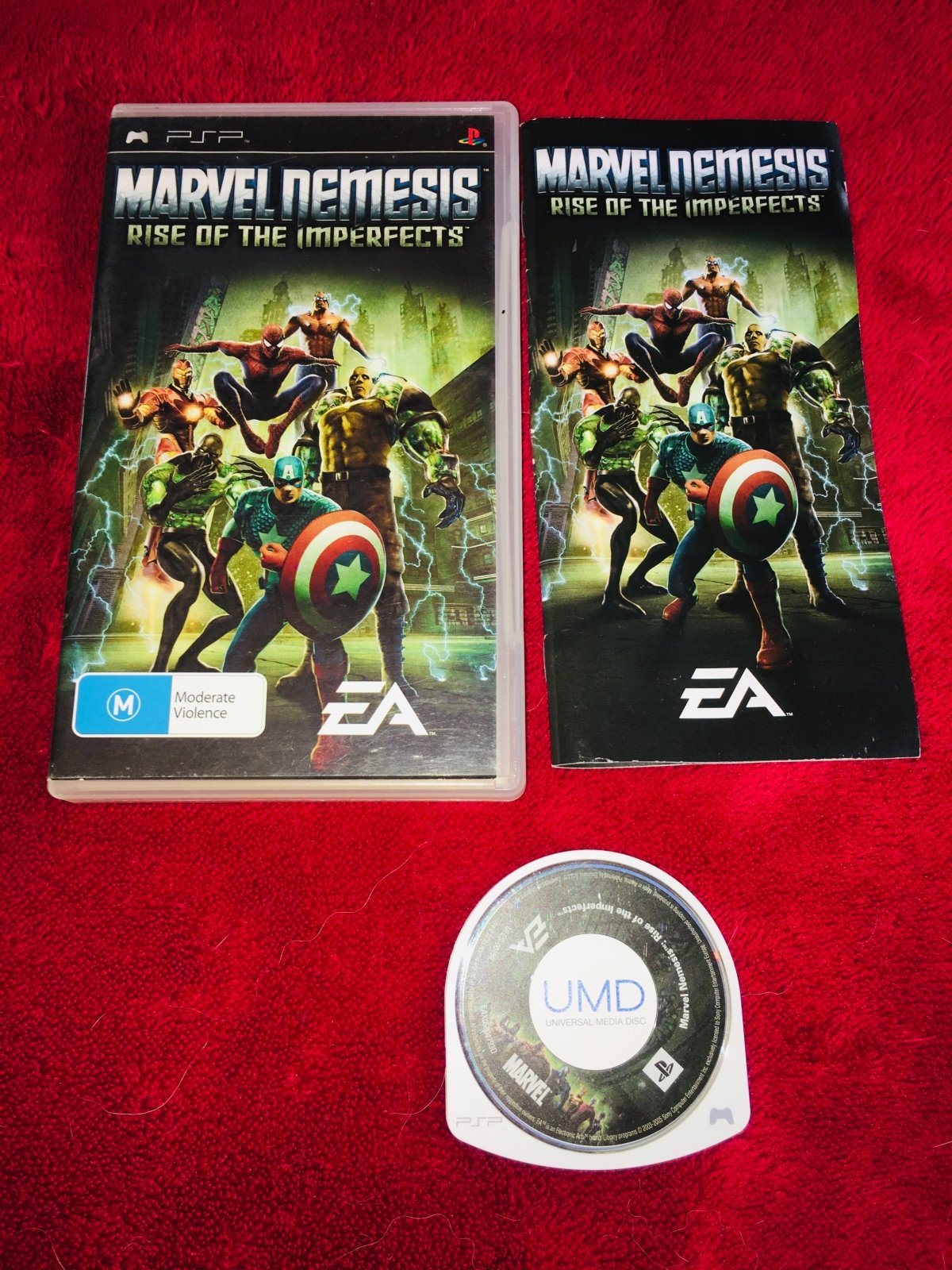 Marvel Nemesis: Rise of the Imperfects - RARE PSP Game - Play Station Portable (PSP), Games, Action and Adventure - Level Up Gaming NZ