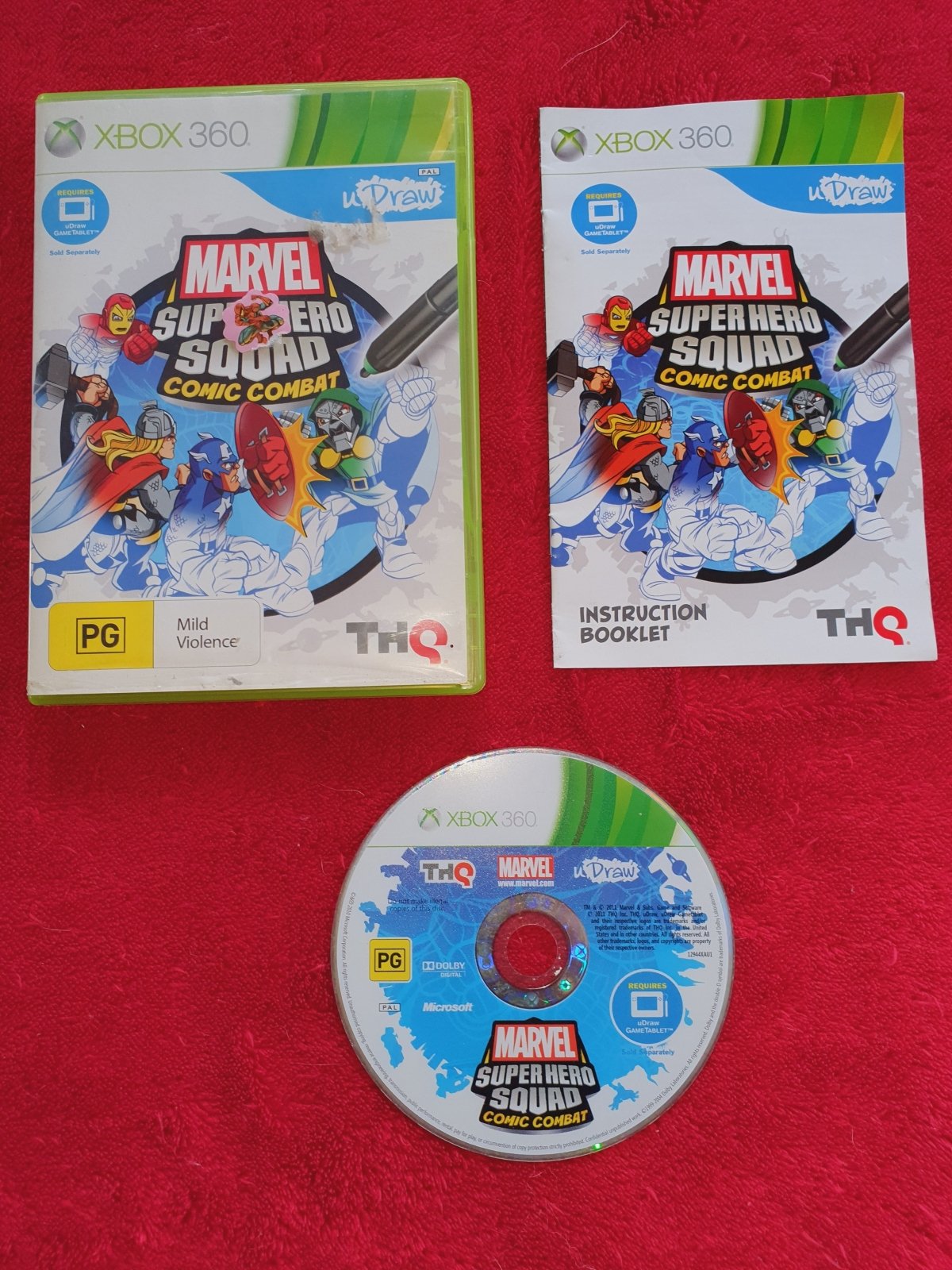 Marvel Super Hero Squad Comic Combat - uDraw XBOX360 Game - Xbox 360, Games, Action and adventure - Level Up Gaming NZ