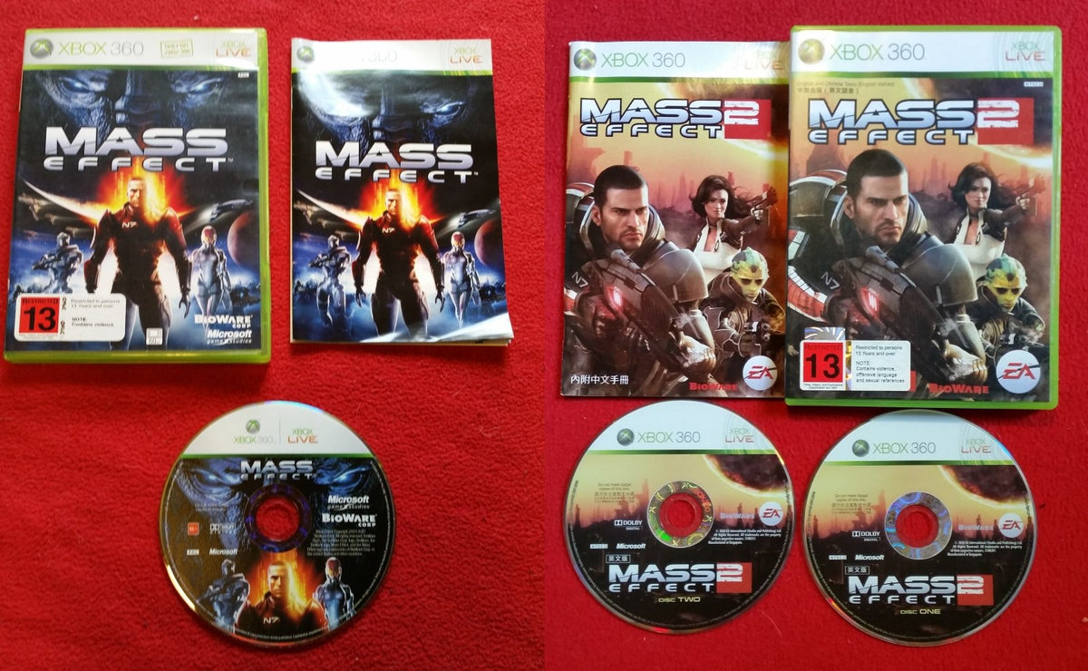 Mass Effect + Mass Effect 2 - XBOX360 Games - Xbox 360, Games, Action and adventure - Level Up Gaming NZ